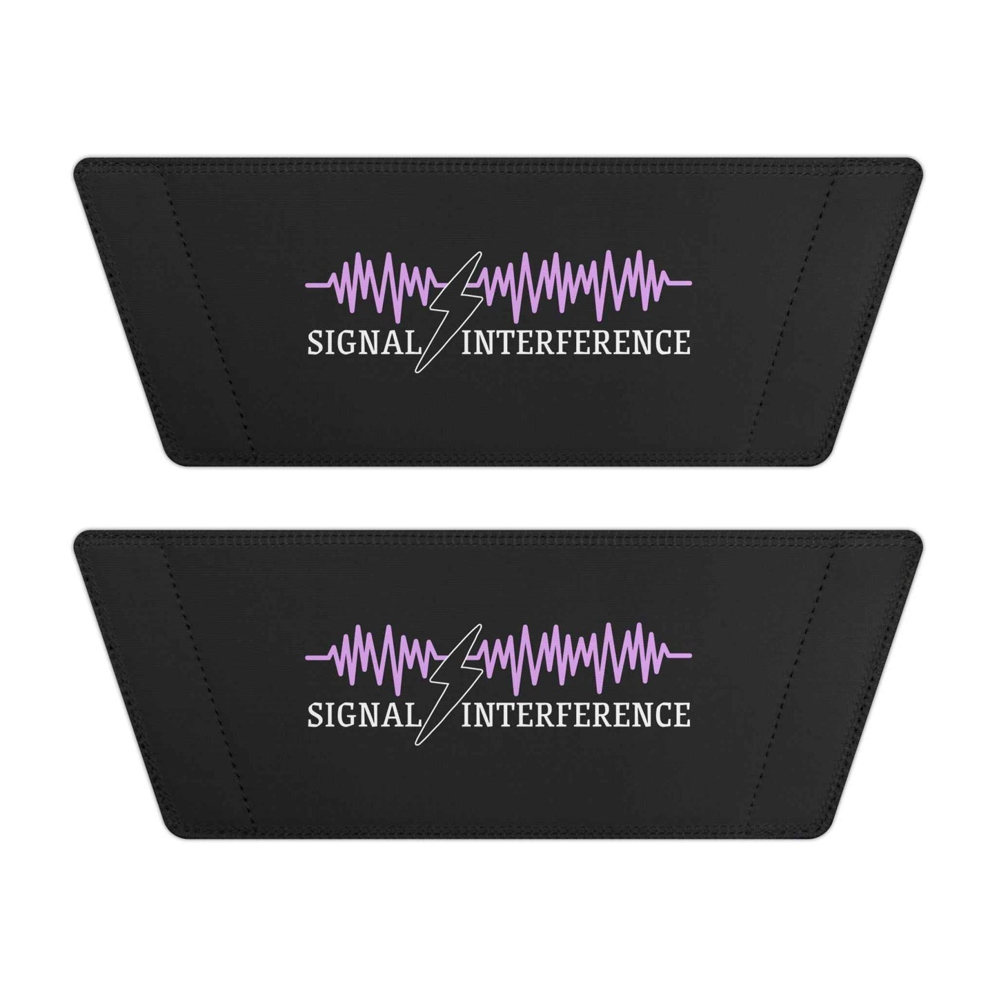 Signal Interference Slide Sandals — Controlled Chaos Edition