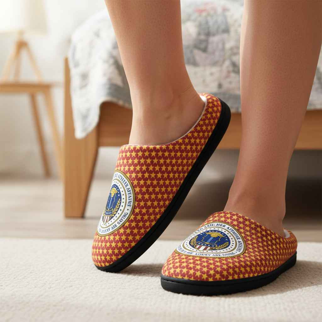 Women's U.S. Bureau of Sock & Slipper Affairs Slippers – Faux Seal House Shoes