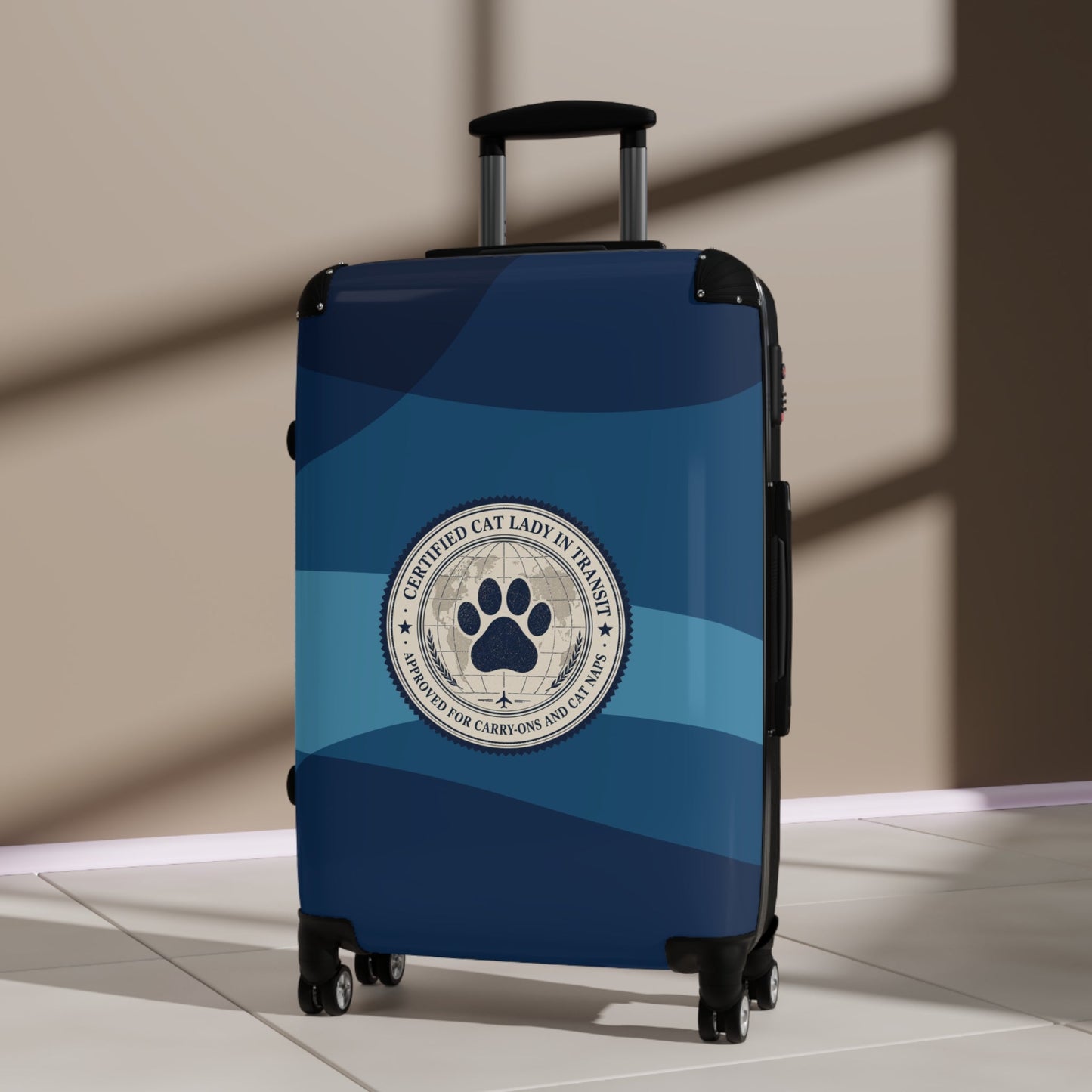 Certified Cat Lady in Transit – Hard-Shell Suitcase
