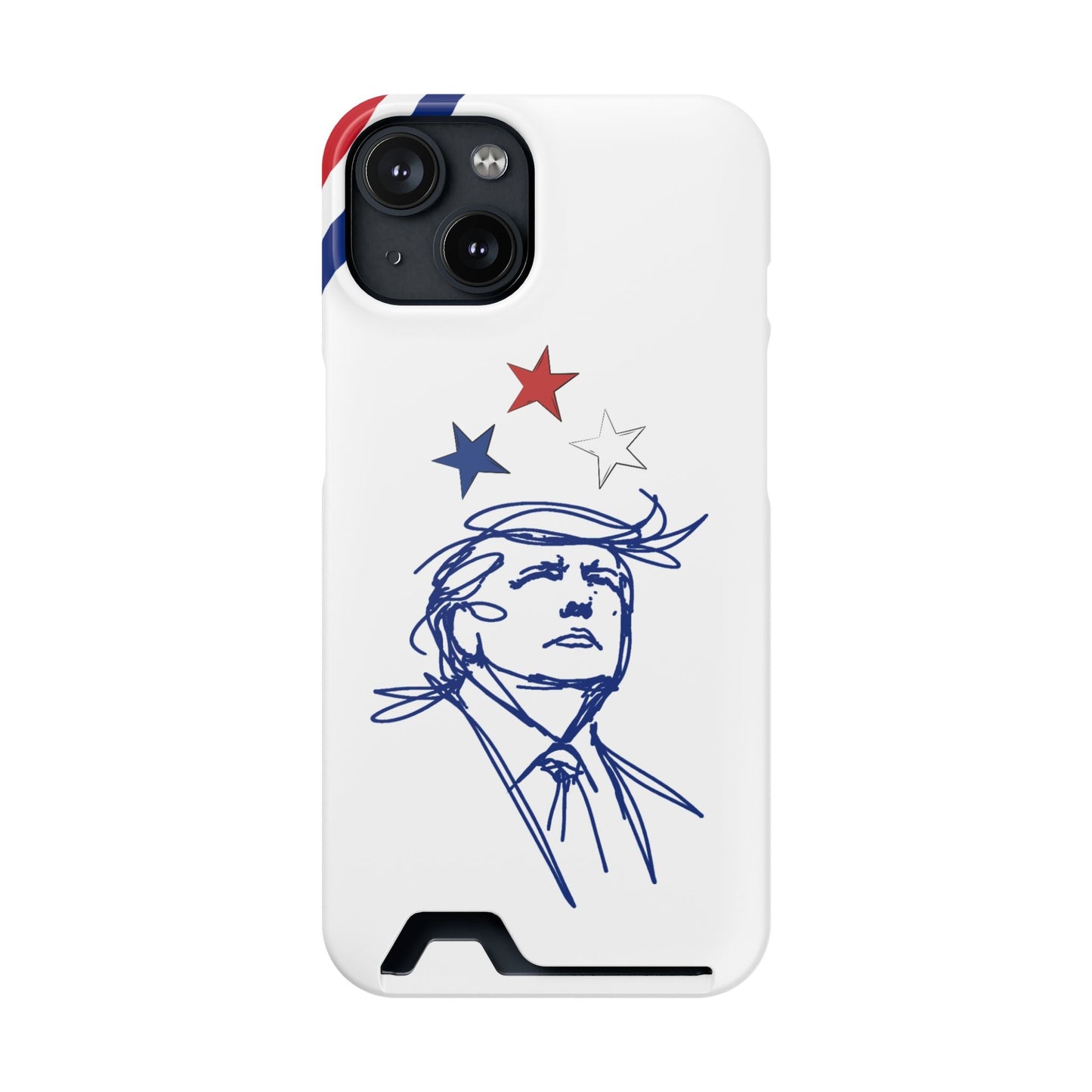Minimal Line Portrait MagSafe iPhone Case — Say Less Edition