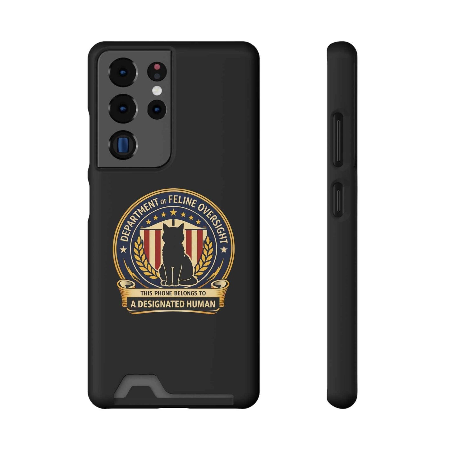 Department of Feline Oversight MagSafe iPhone Case — Designated Human Edition
