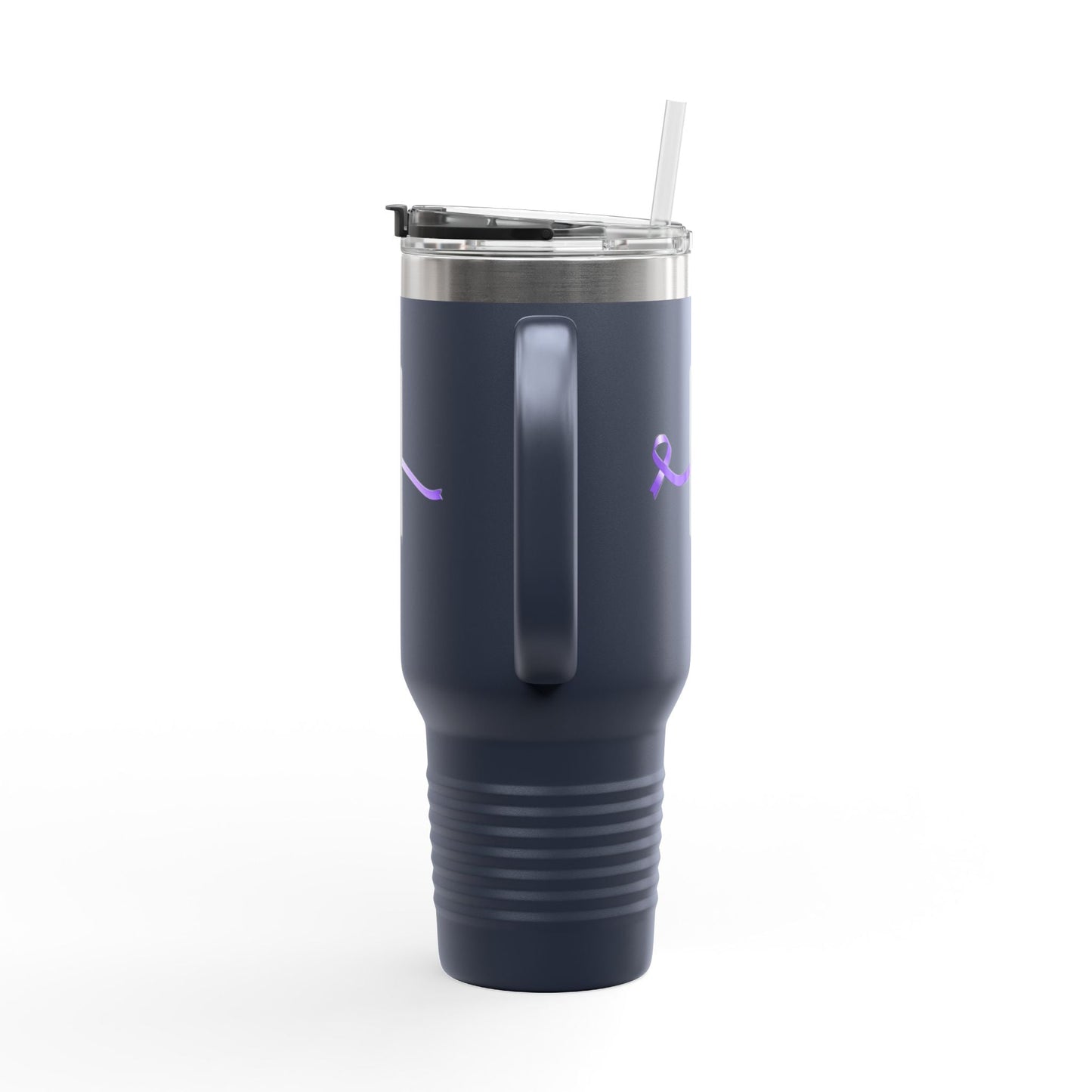Pause | 40oz Insulated Travel Mug – Subtle Epilepsy Awareness