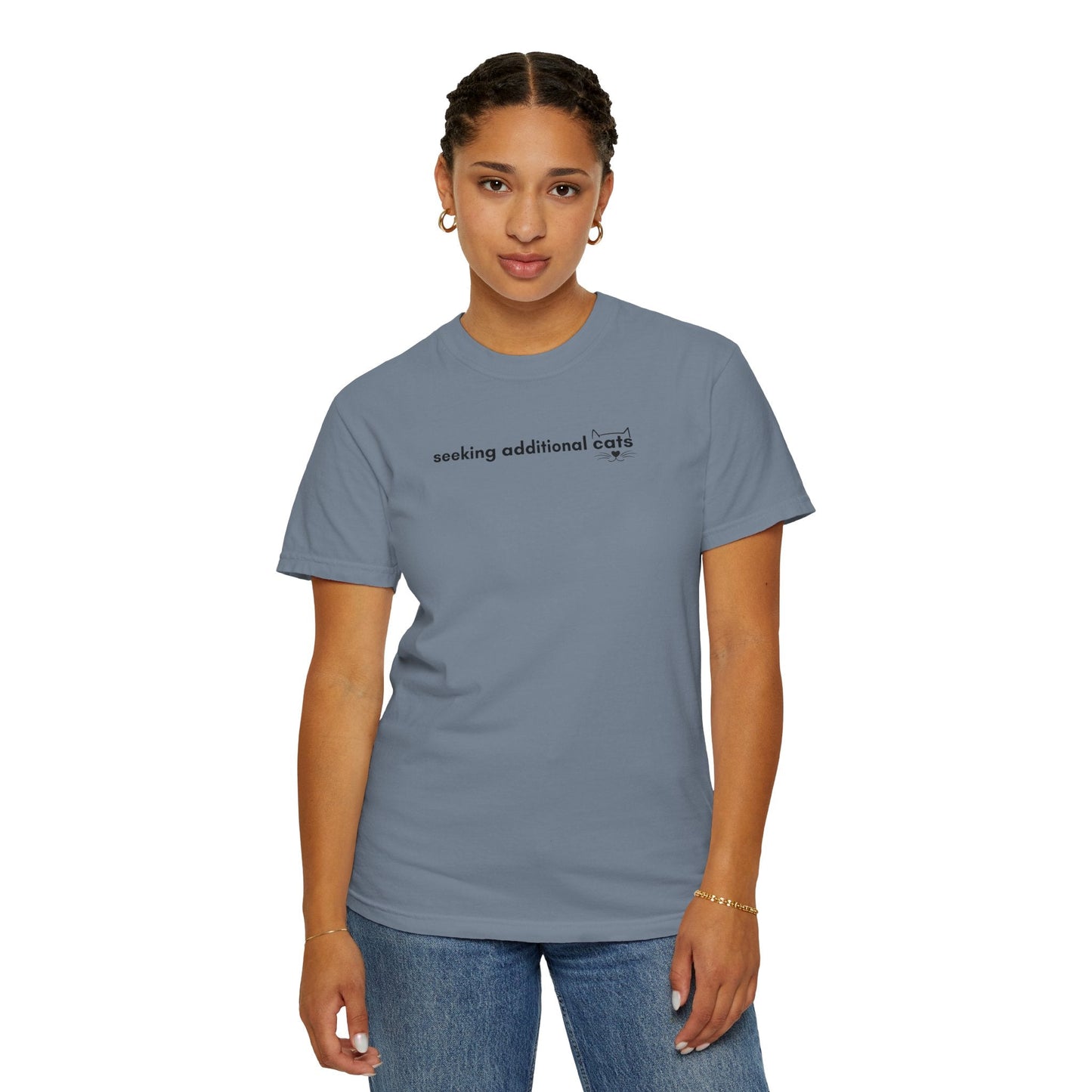 Seeking Additional Cats T-Shirt | Cat Lover Minimal Tee