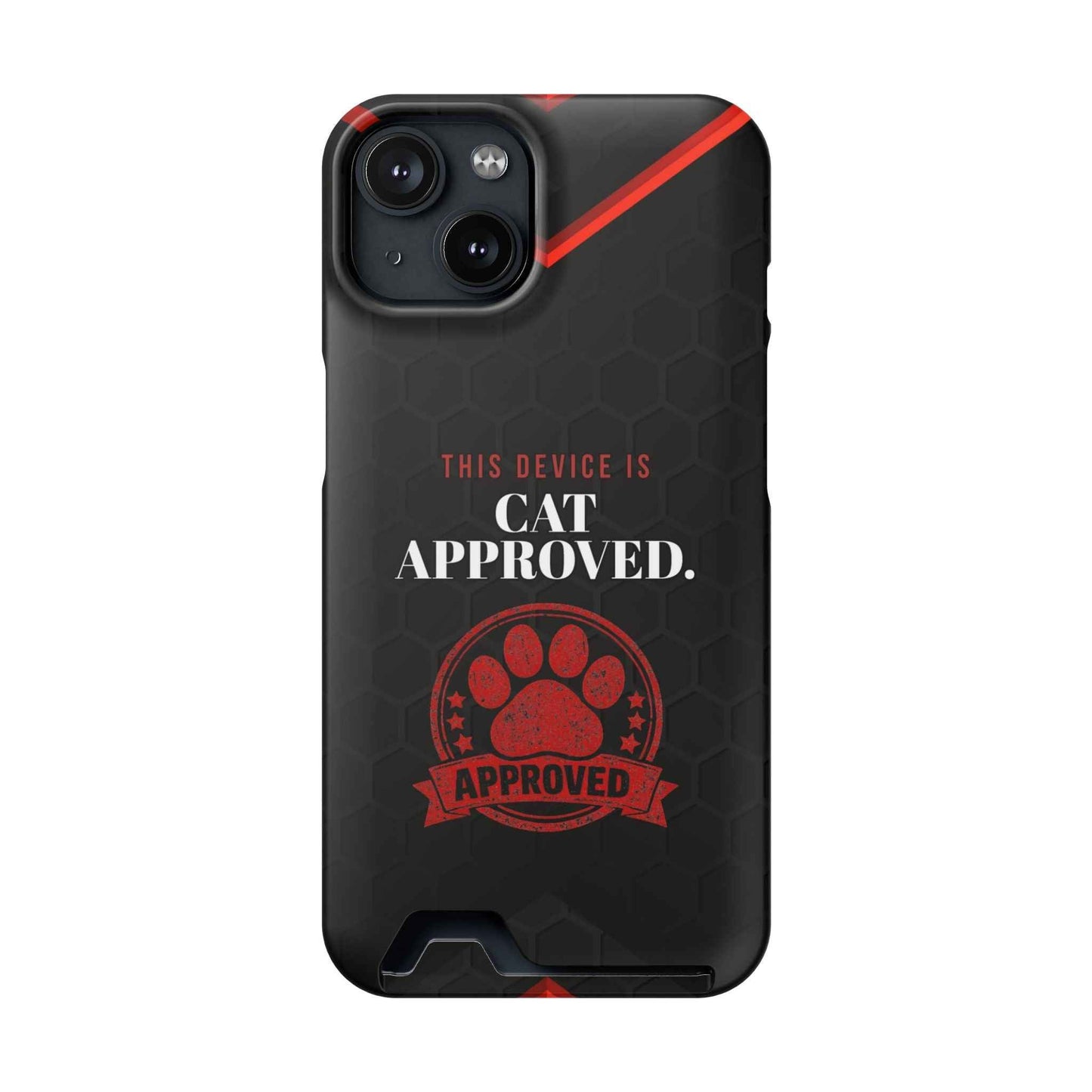 Cat Approved iPhone Case — Official Stamp Edition