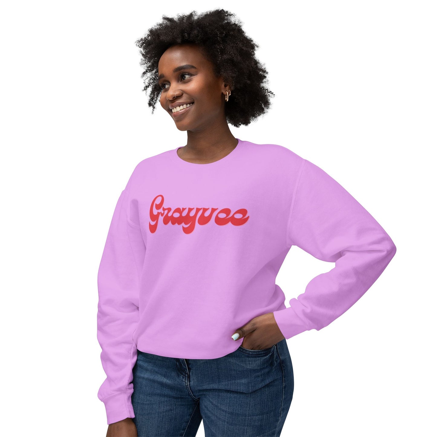Unisex Lightweight Crewneck Sweatshirt "Grayvee"