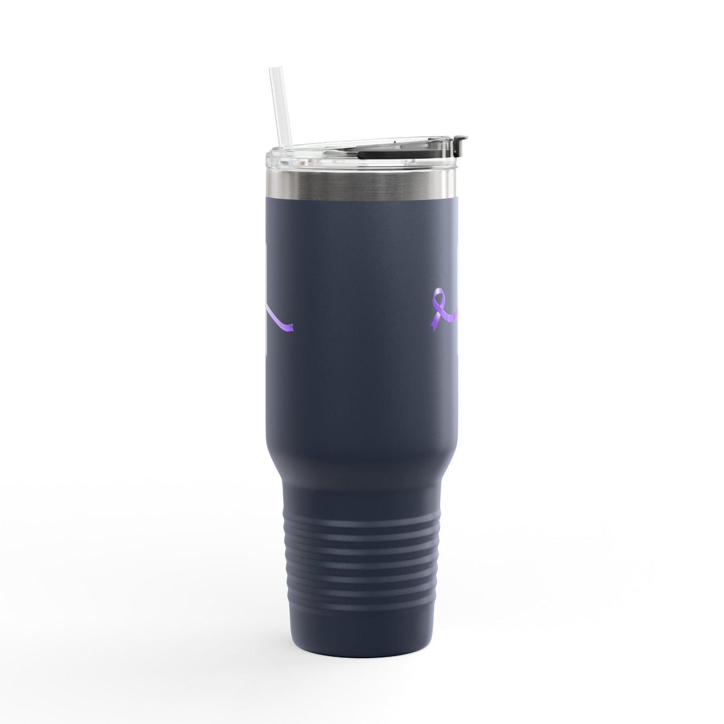 Pause | 40oz Insulated Travel Mug – Subtle Epilepsy Awareness