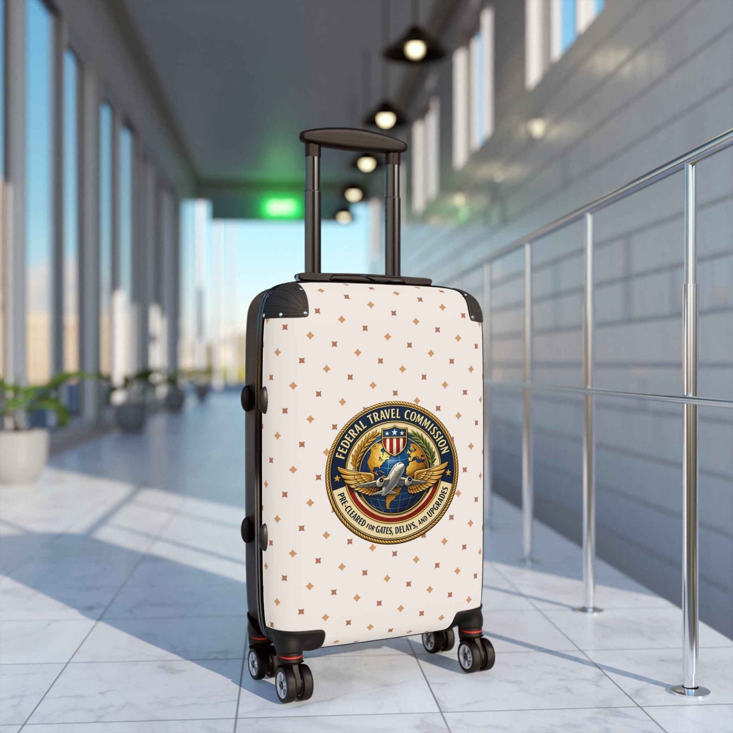 Federal Travel Commission Suitcase — Pre-Cleared for Chaos (and Upgrades)