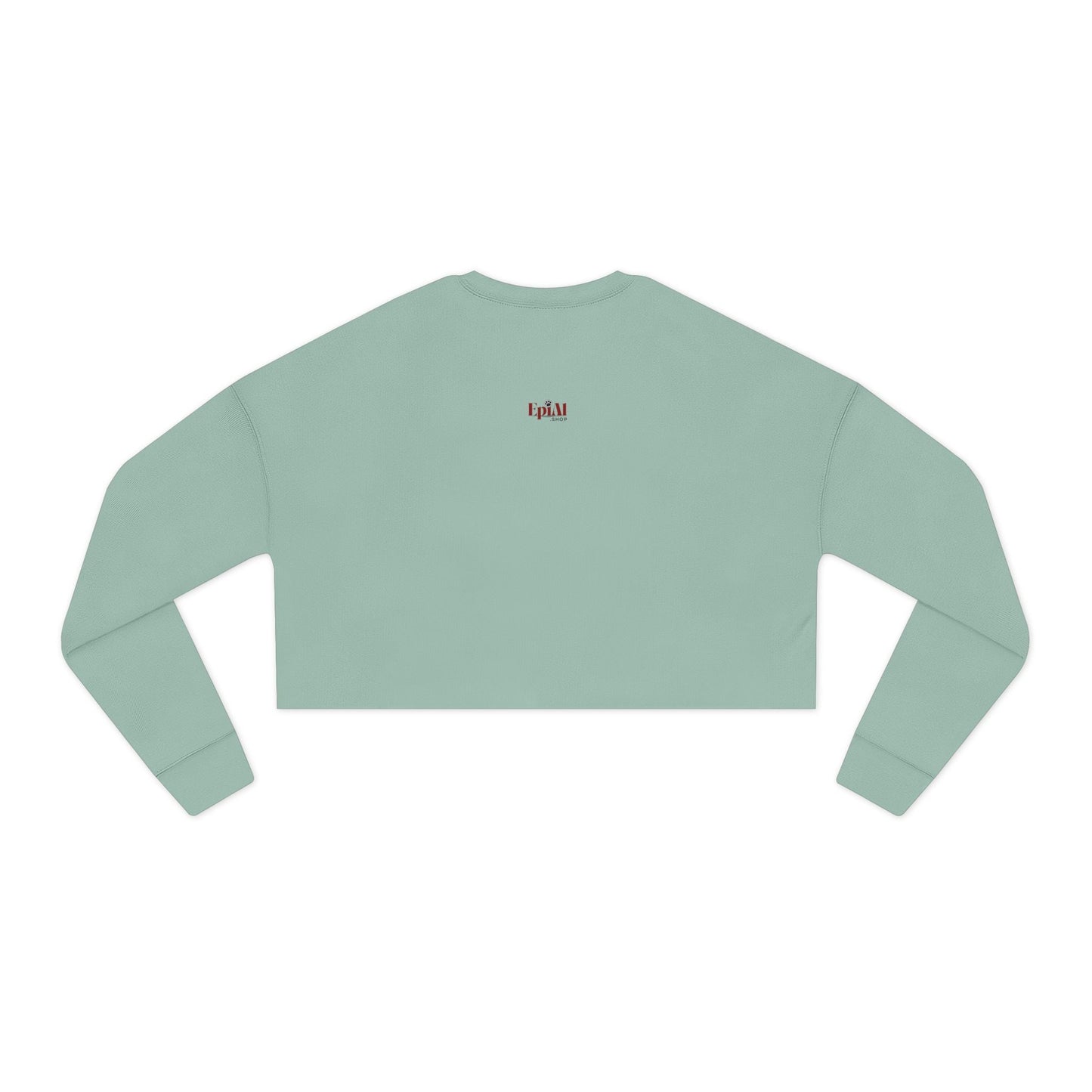 Trendy Cat Lover Women's Cropped Sweatshirt