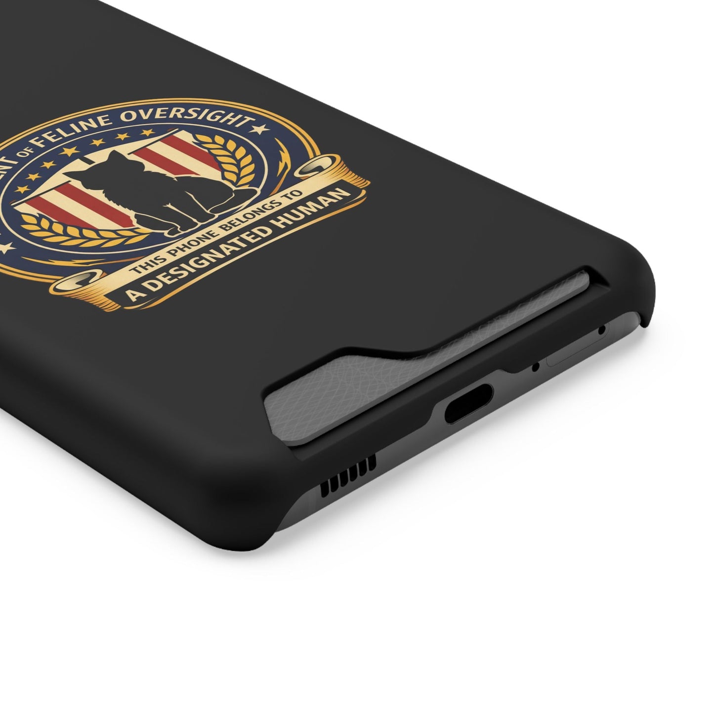 Department of Feline Oversight MagSafe iPhone Case — Designated Human Edition
