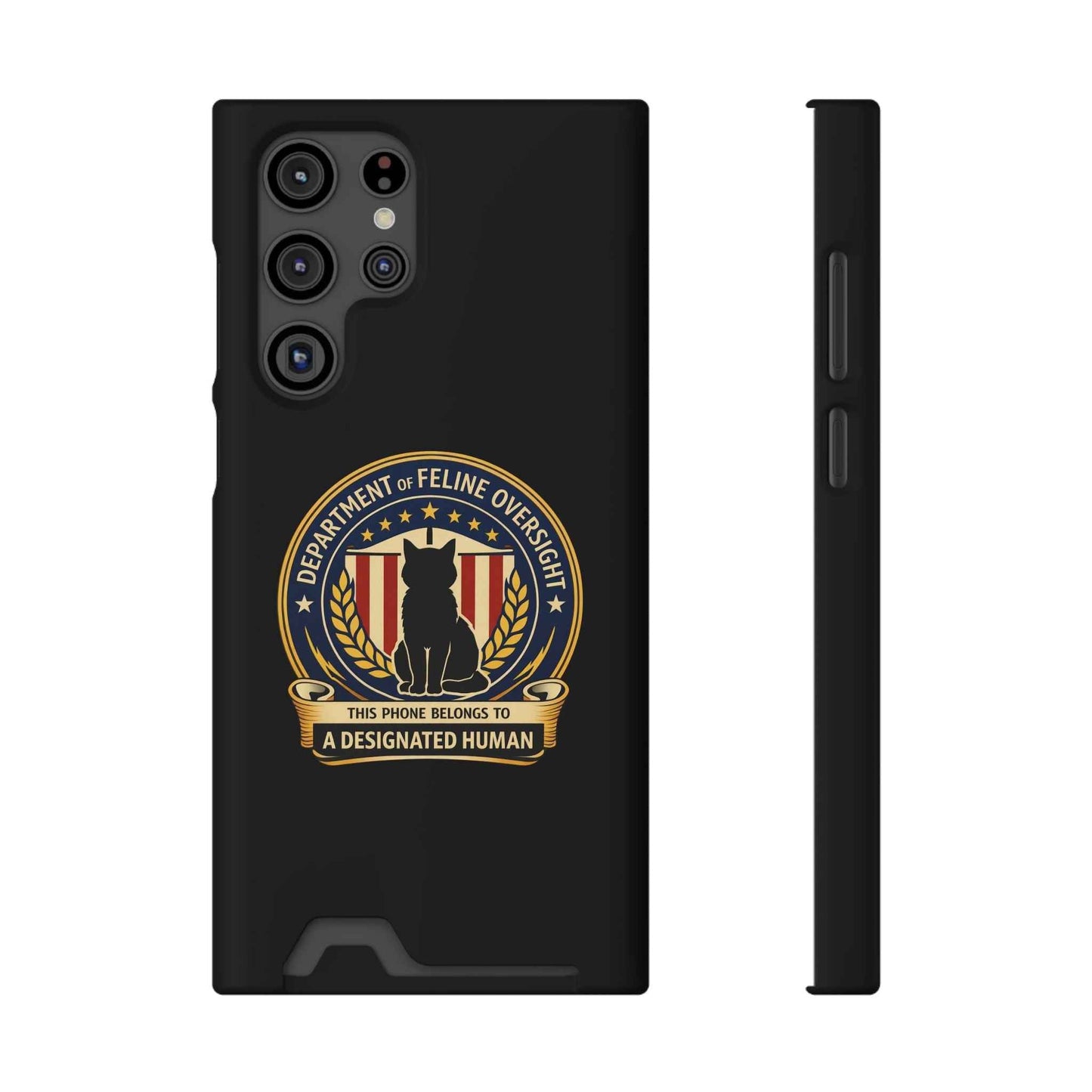 Department of Feline Oversight Samsung Case — Designated Human Edition