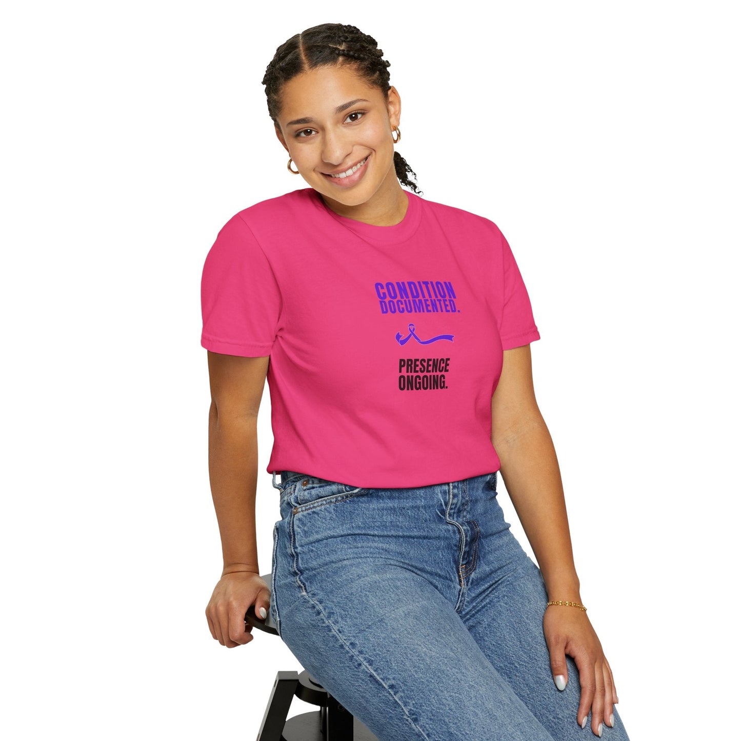 Condition Documented. Presence Ongoing. – Epilepsy Awareness T-Shirt
