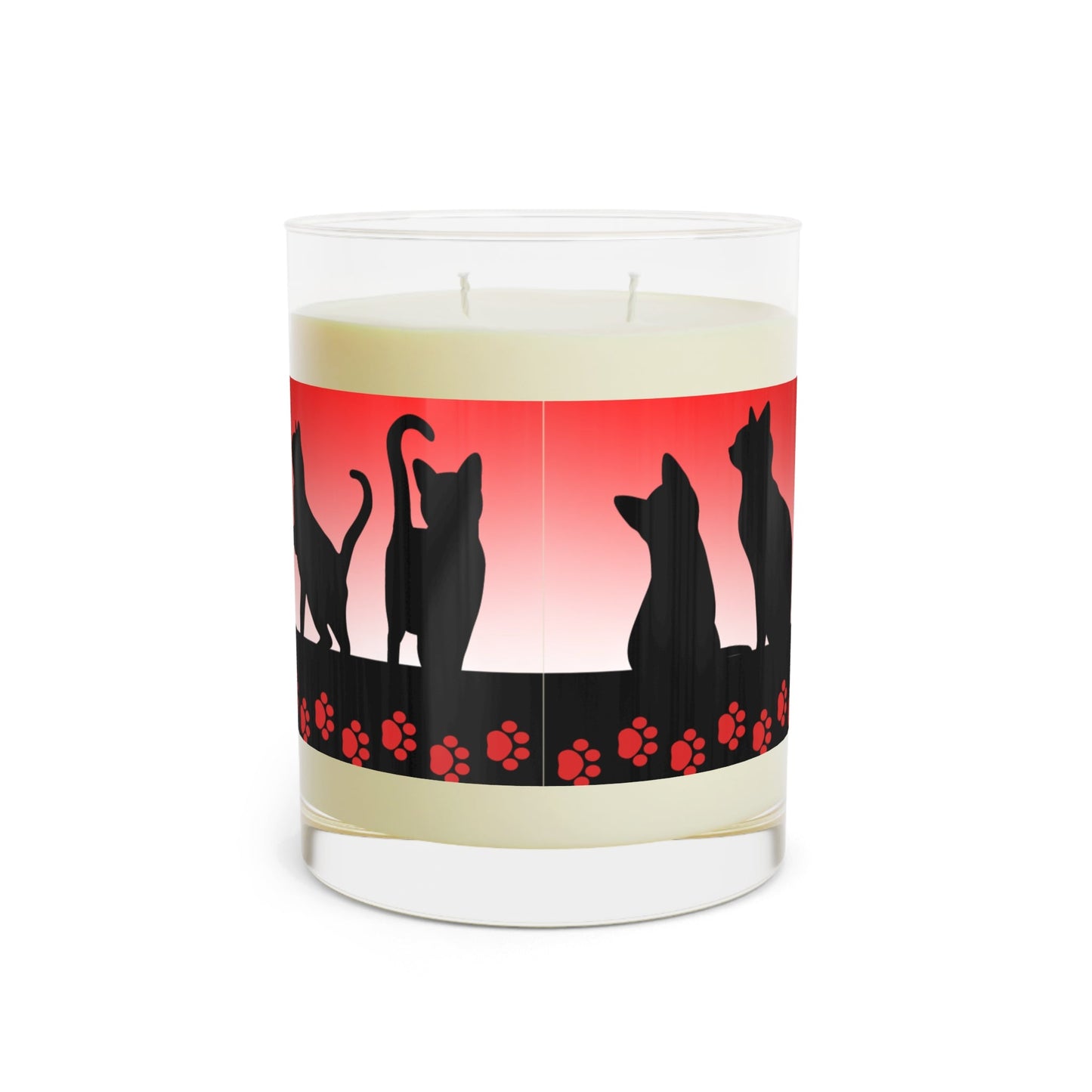 Cat Silhouette Candle | Cozy Cat Lover Soy Candle