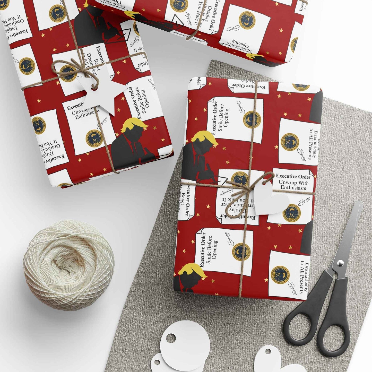 Executive Orders Gift Wrap – Political Parody Edition
