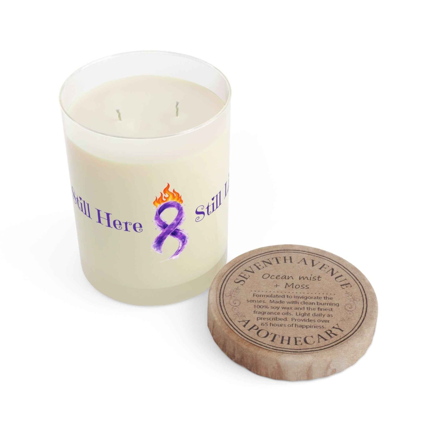 Still Here, Still Lit – Epilepsy Awareness Soy Candle (11oz)