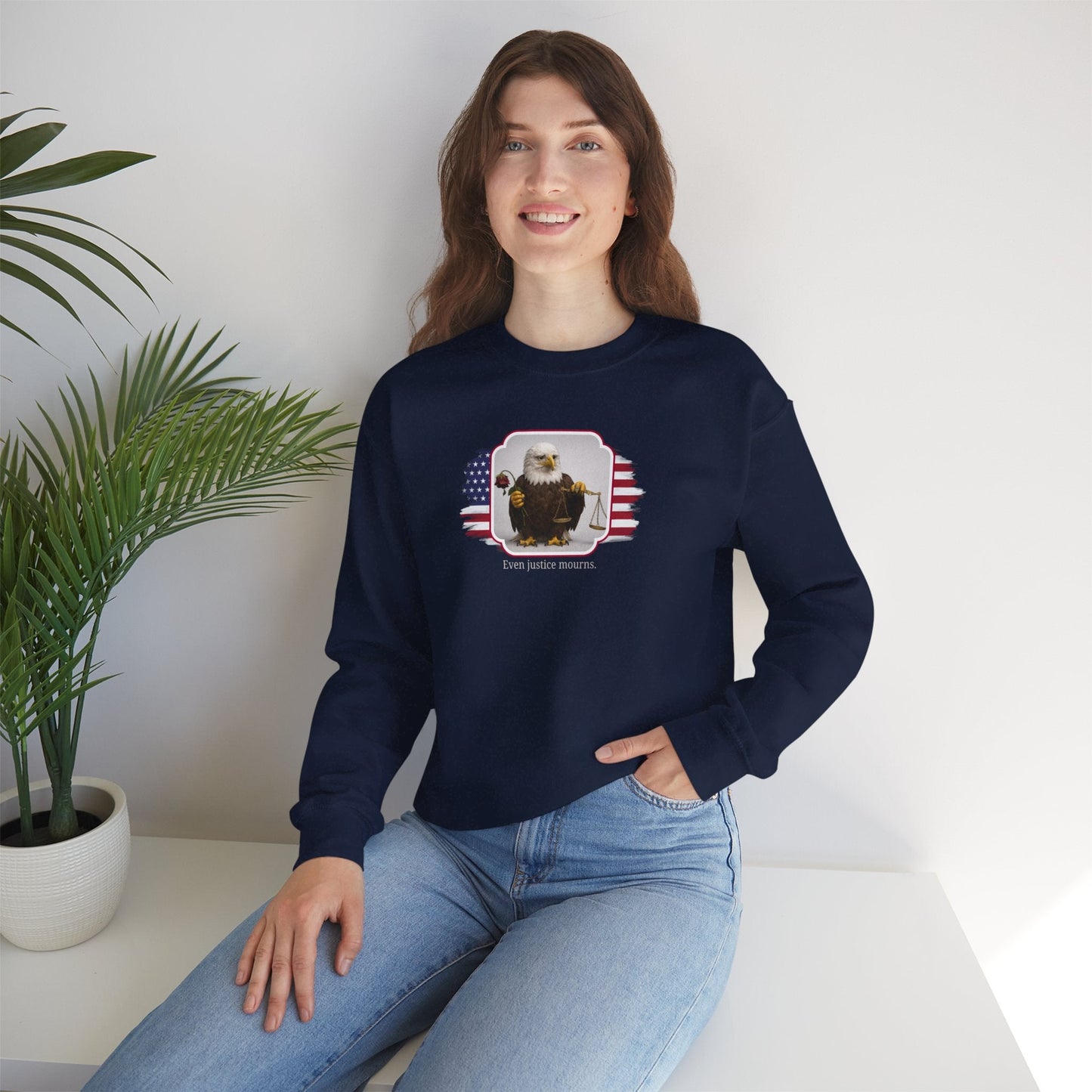 Even Justice Mourns Political Parody Sweatshirt