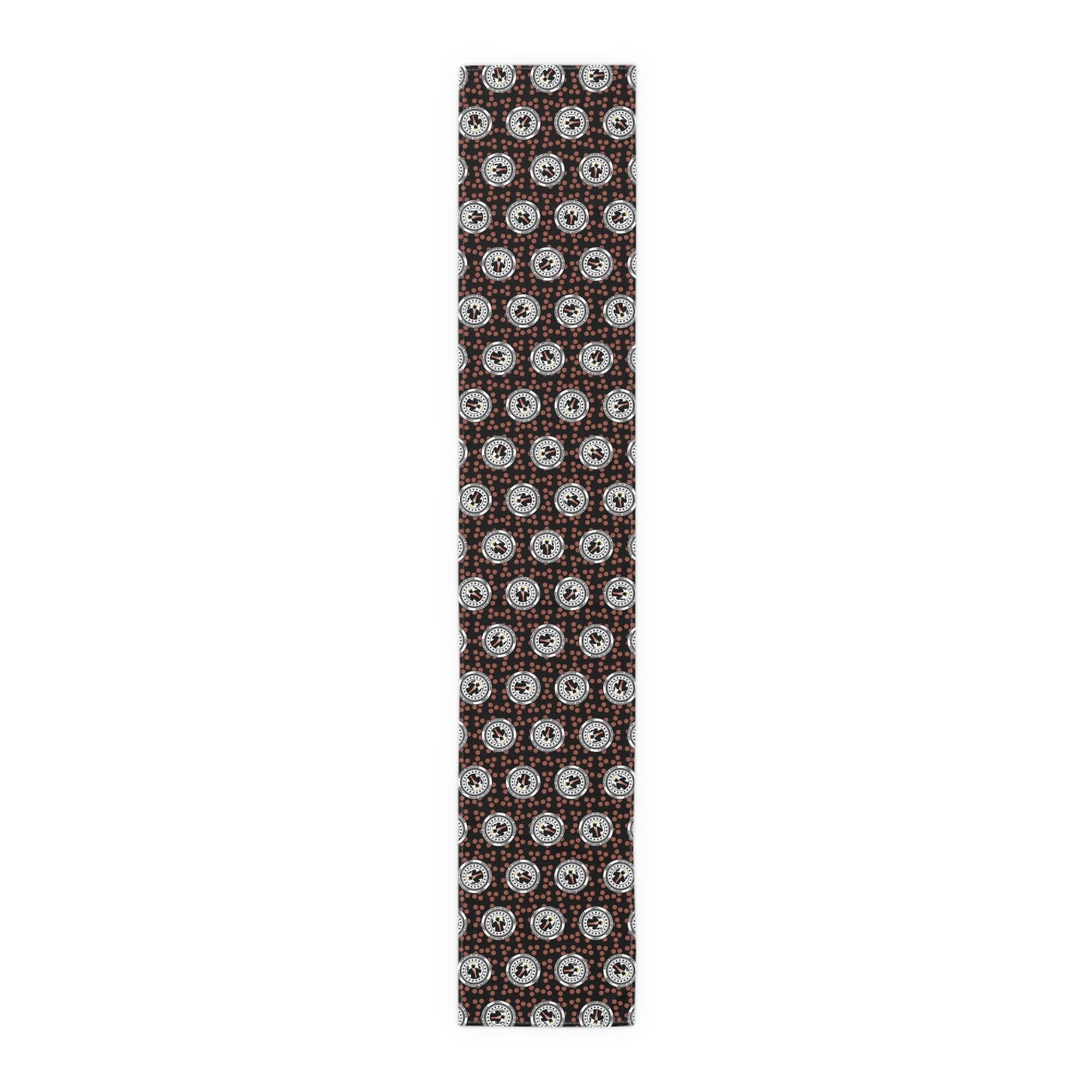 Certified Six Seven Table Runner – Political Parody Medallion Table Decor