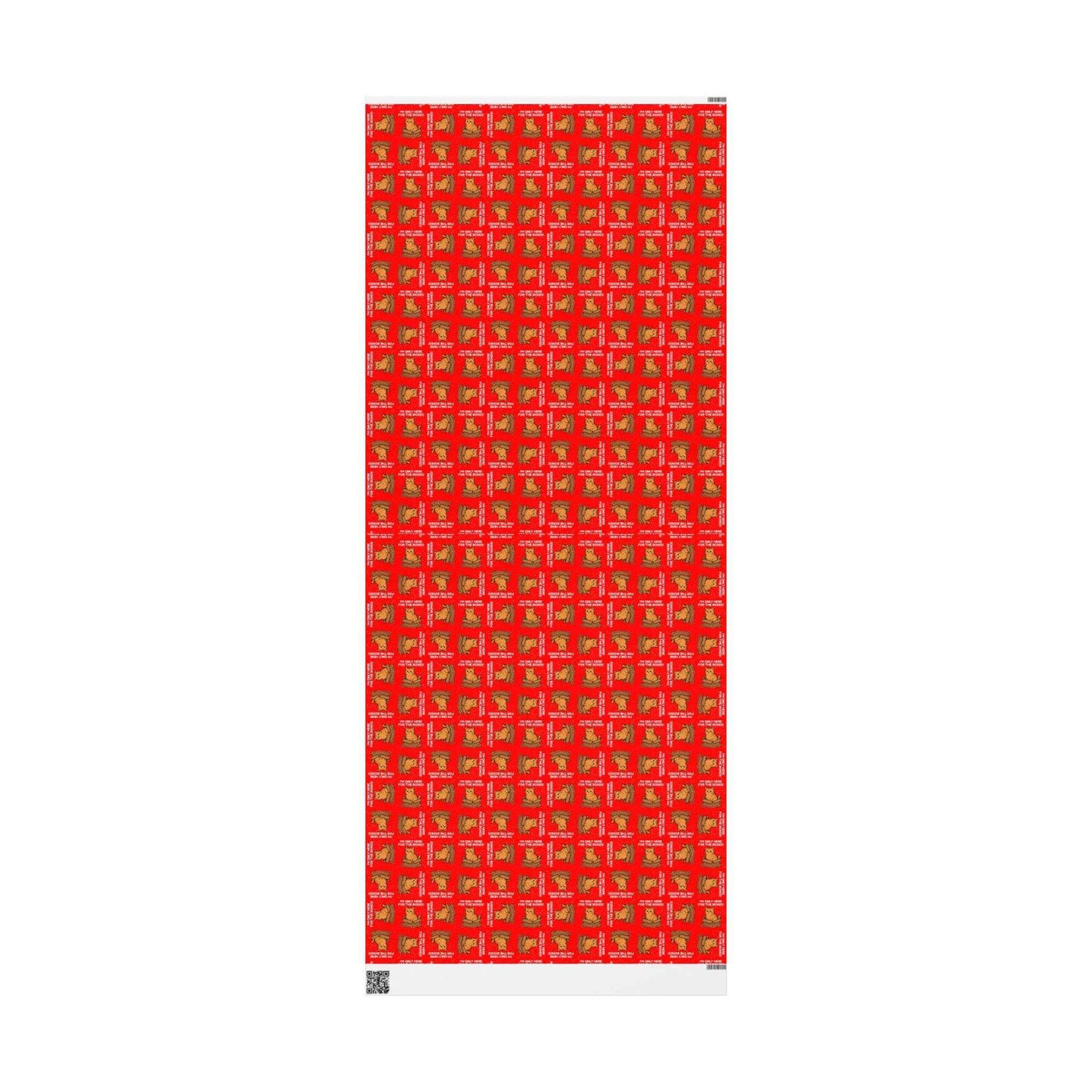 I’m Only Here for the Boxes – Funny Cat-Themed Wrapping Paper