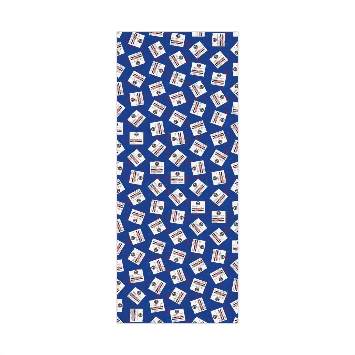 Classified Documents All-Occasion Gift Wrap – Redacted Files Political Satire Wrapping Paper
