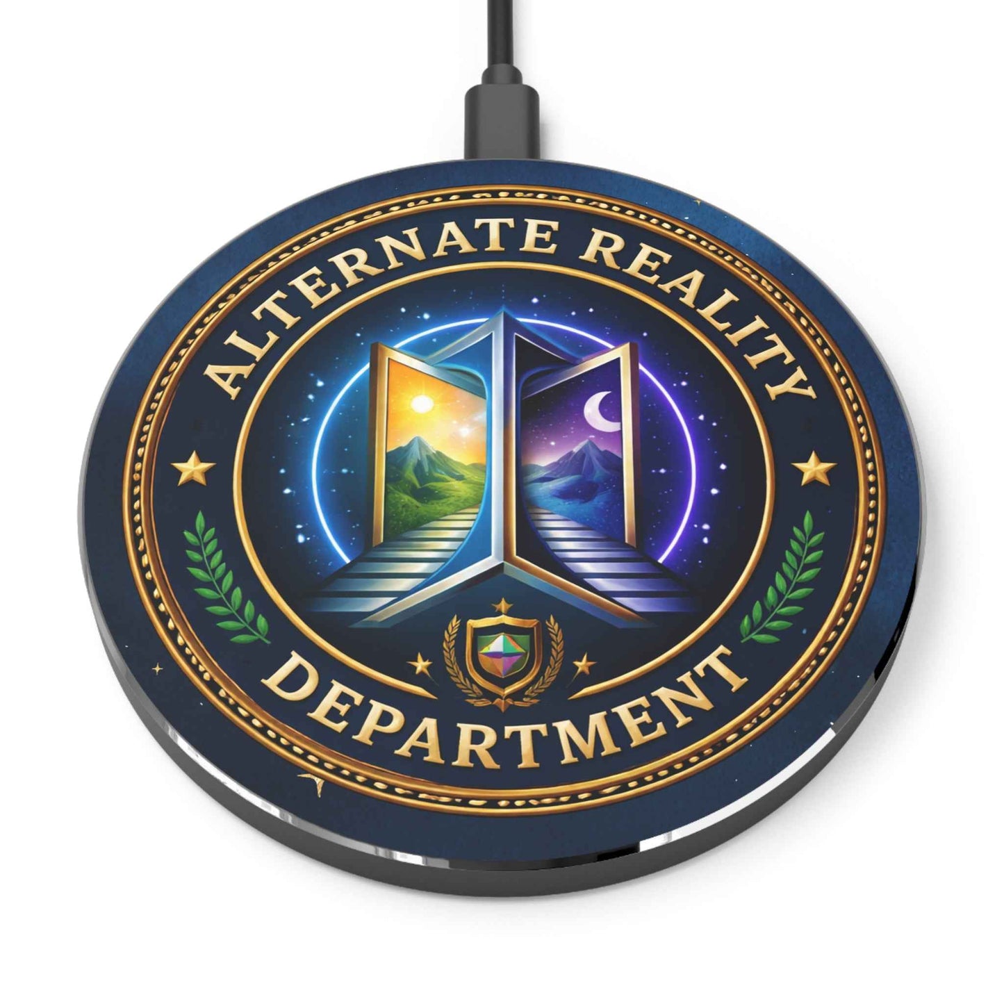 Alternate Reality Department Wireless Charger | Portal Tech Desk Charger