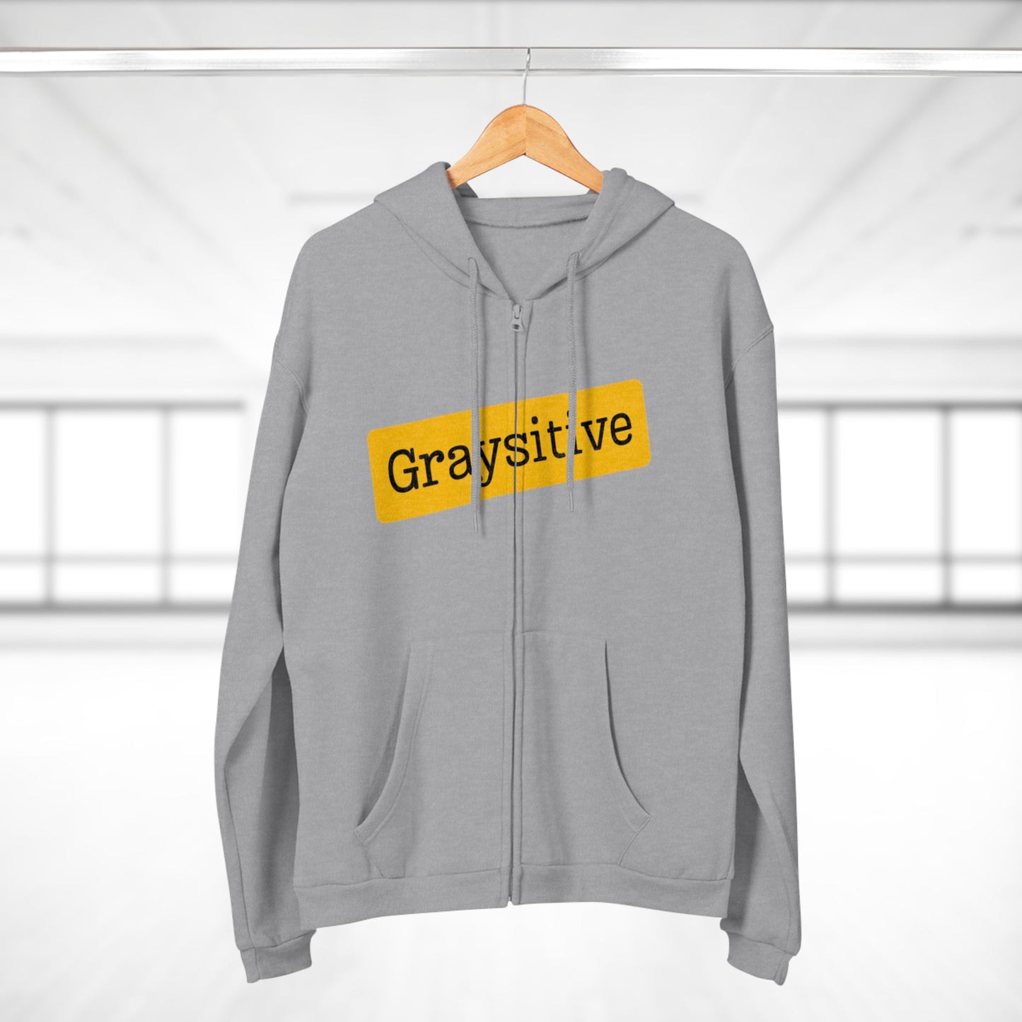 Unisex Hooded Zip Sweatshirt