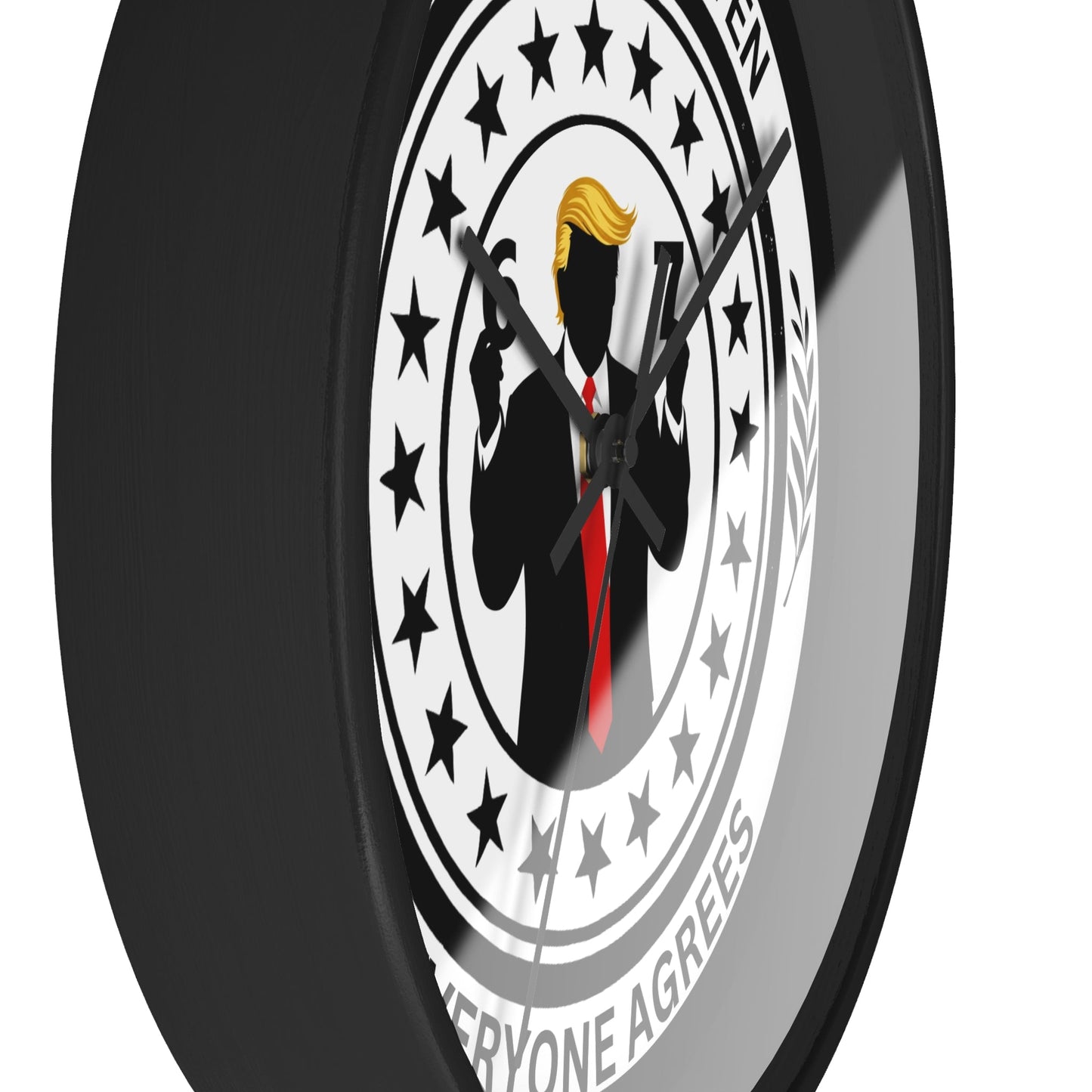 Certified Six-Seven Wall Clock — Everyone Agrees Political Parody Decor