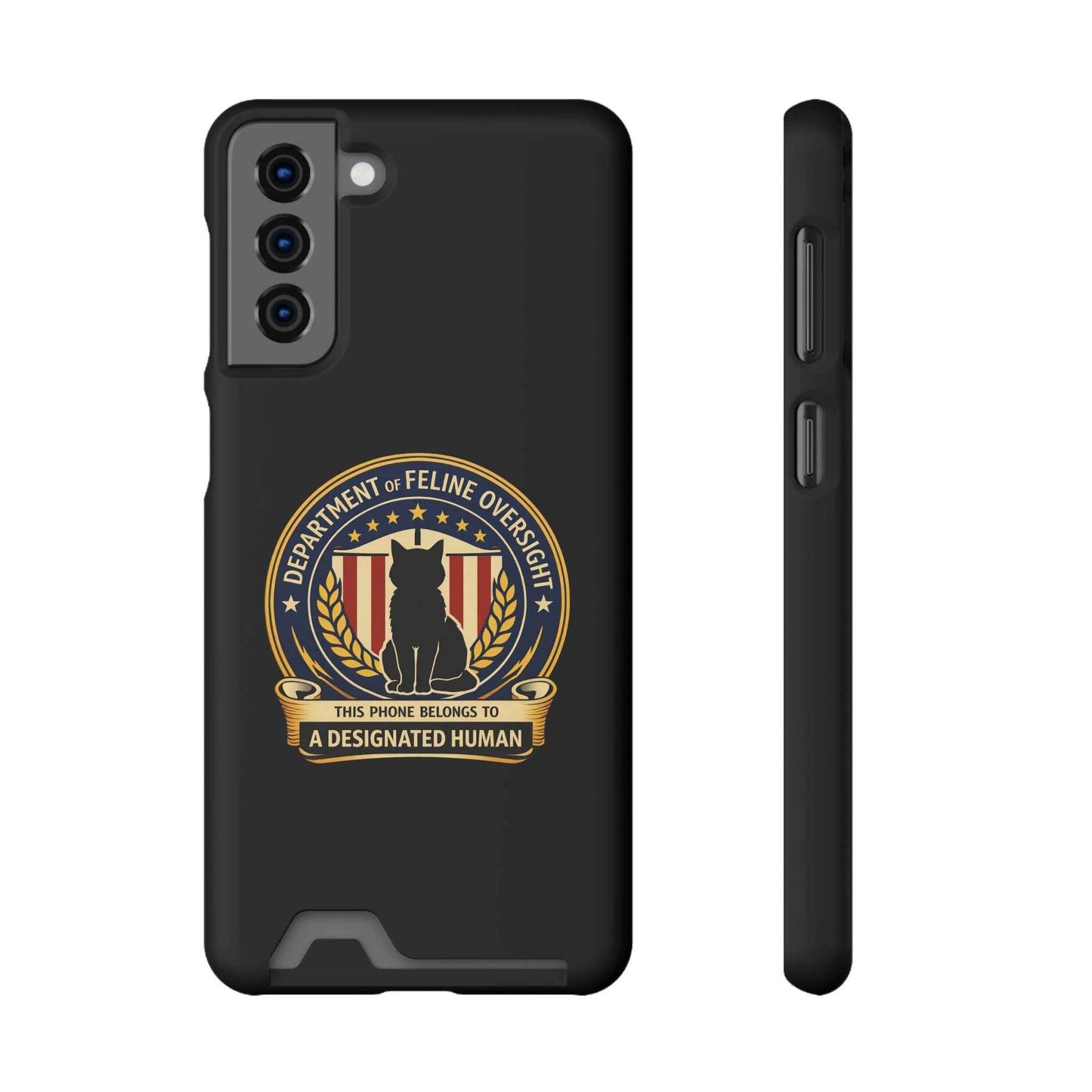 Department of Feline Oversight MagSafe iPhone Case — Designated Human Edition