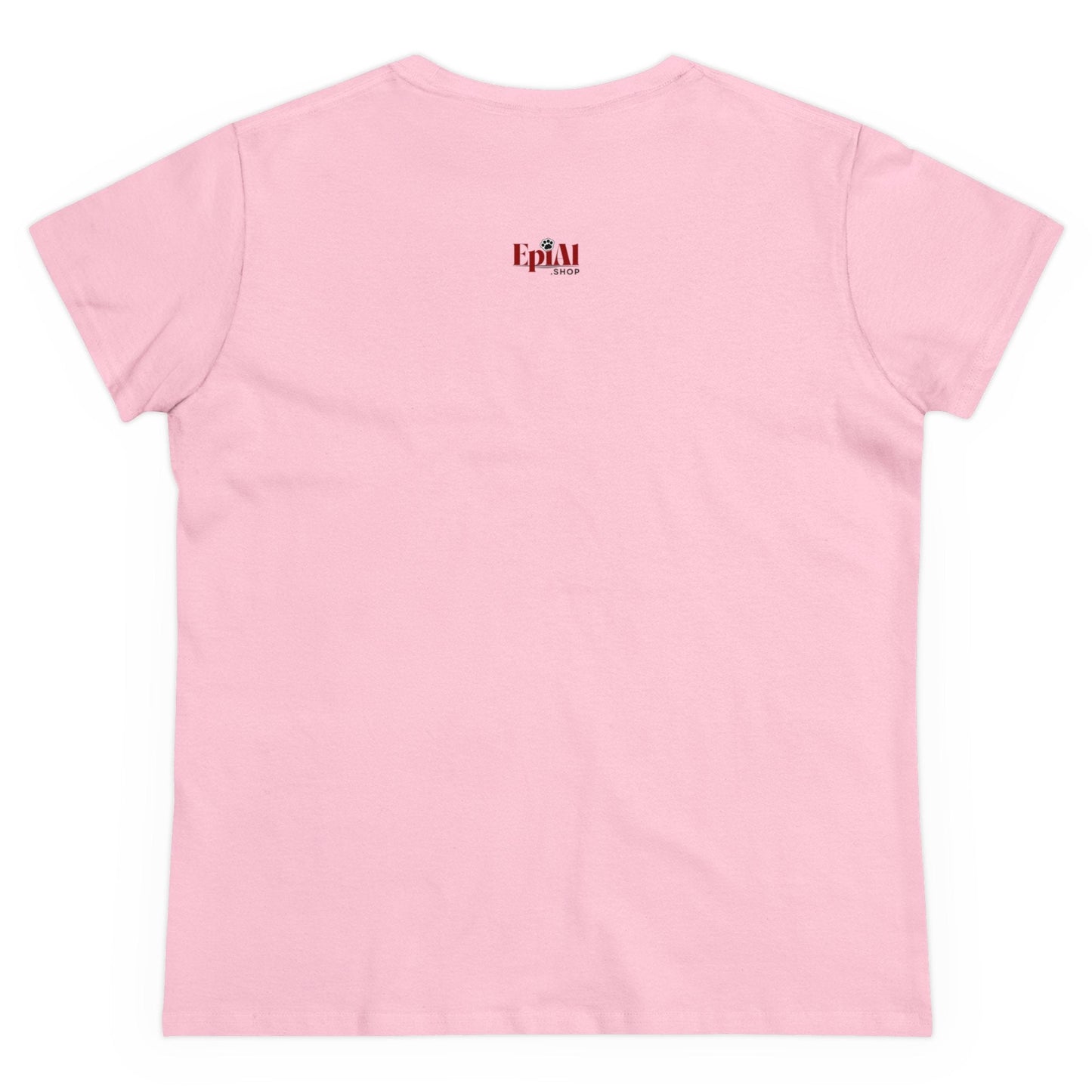 Poised Cat Lady Women's Midweight Cotton Tee