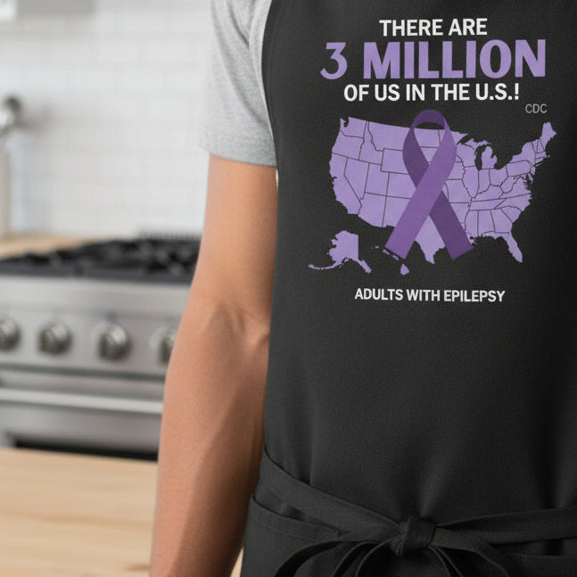 3 Million Strong Griller Apron – Epilepsy Awareness BBQ Apron