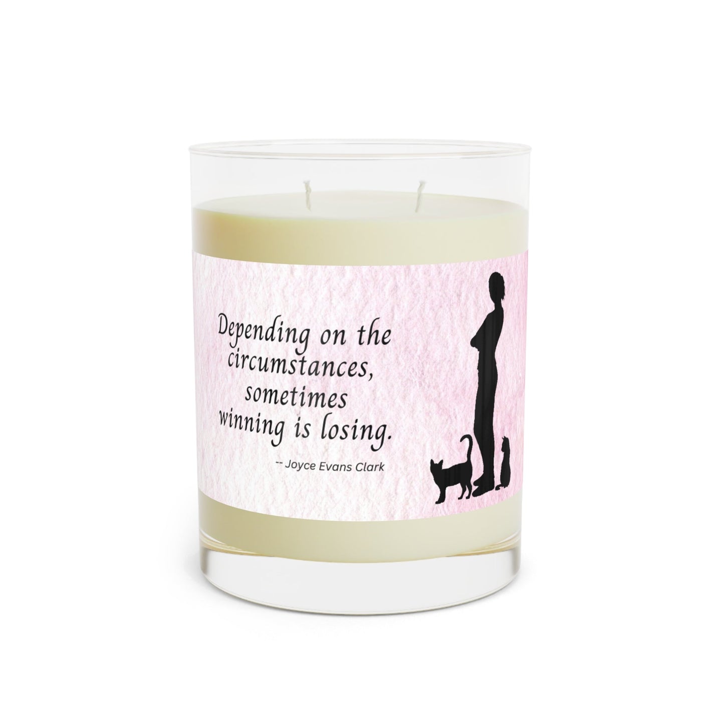 Winning Is Losing Candle | Reflective Quote Soy Candle