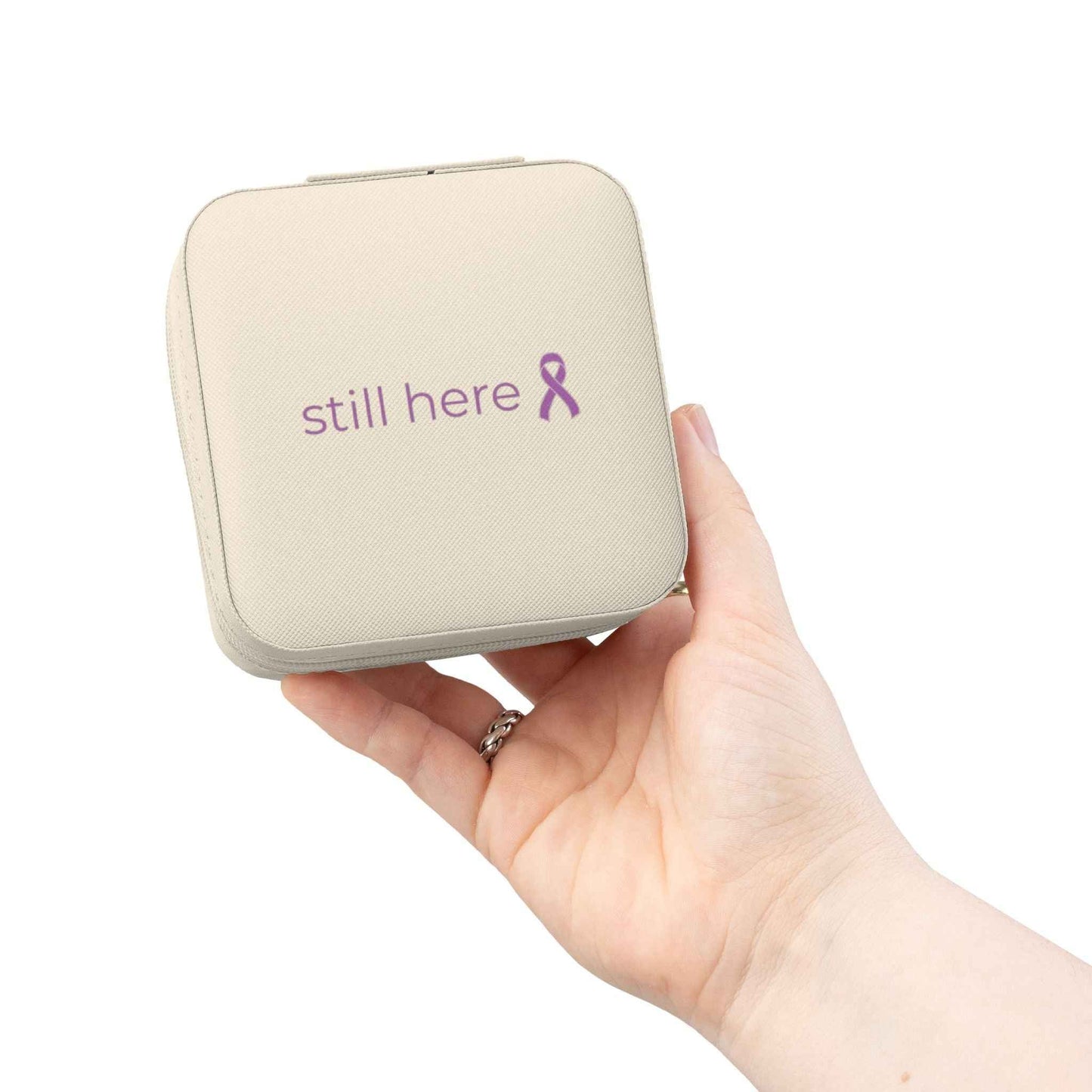 Still Here — Compact Travel Case (Blush)