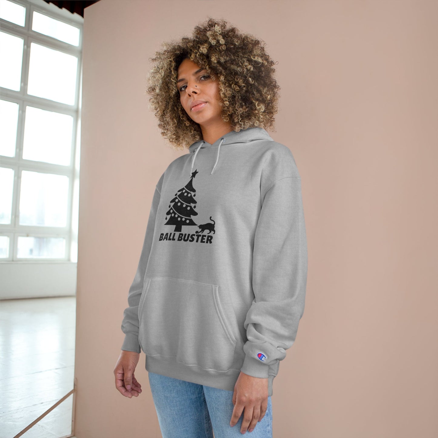 Christmas Ball Buster Champion Hoodie