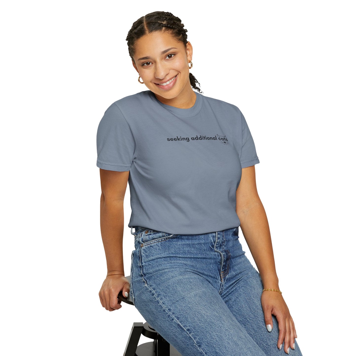 Seeking Additional Cats T-Shirt | Cat Lover Minimal Tee