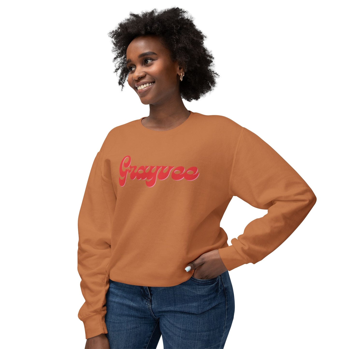 Unisex Lightweight Crewneck Sweatshirt "Grayvee"