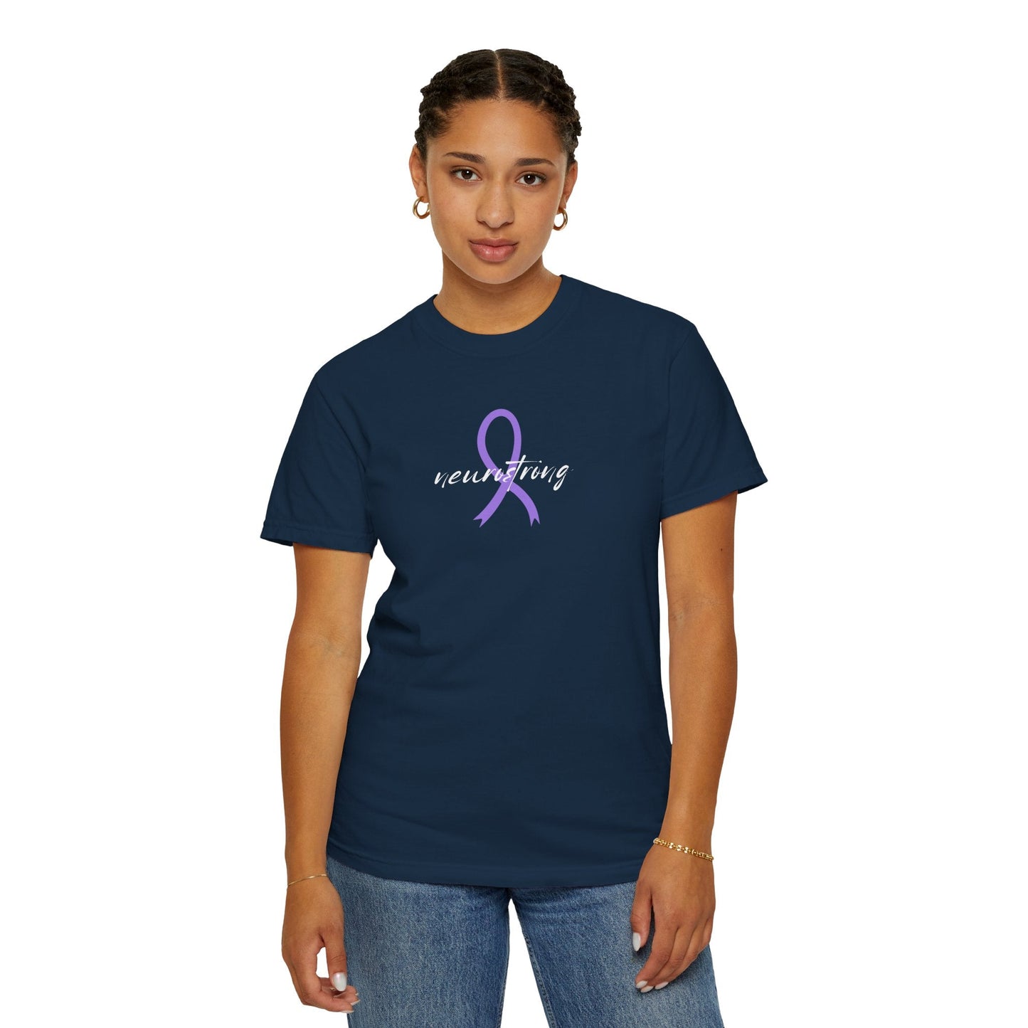Neurostrong Epilepsy Awareness T-Shirt | Purple Ribbon Tee