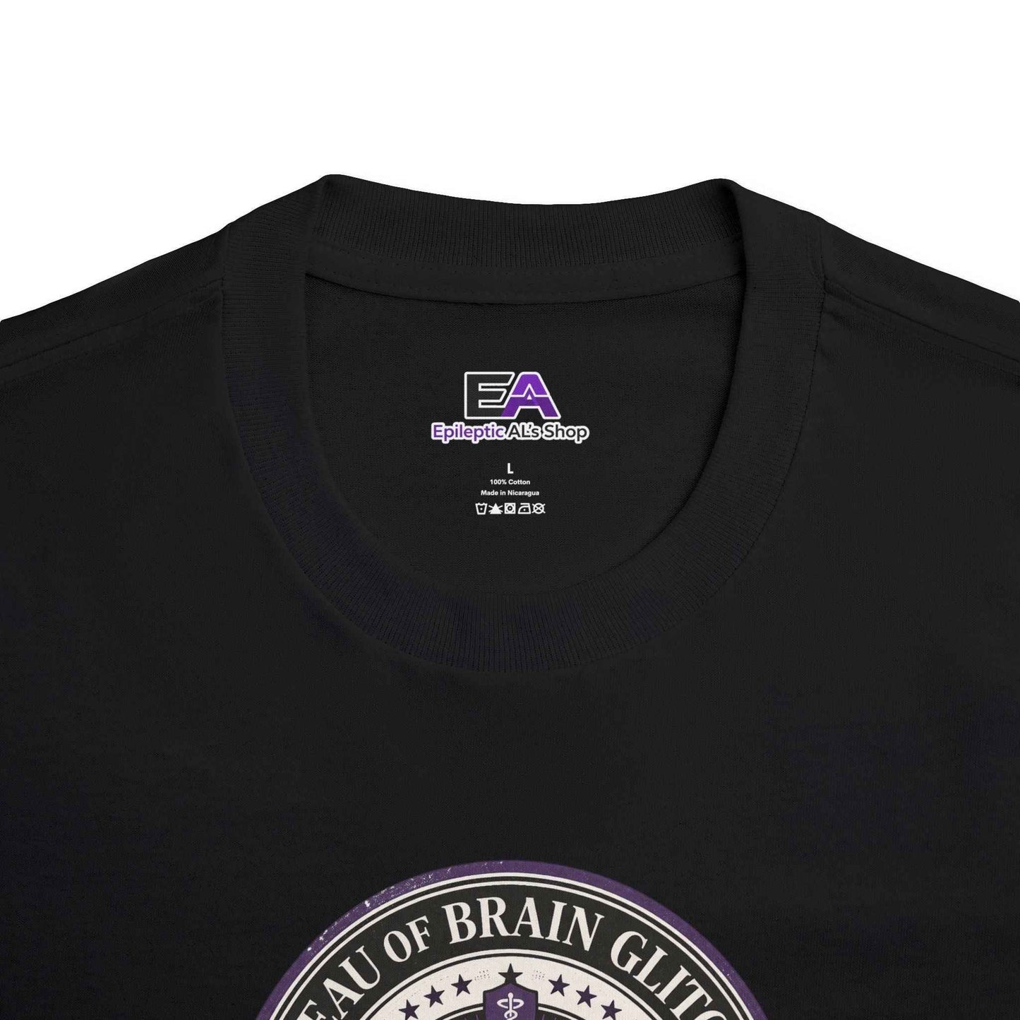 Bureau of Brain Glitches Tee – Power Surges Likely – Epilepsy Awareness Shirt