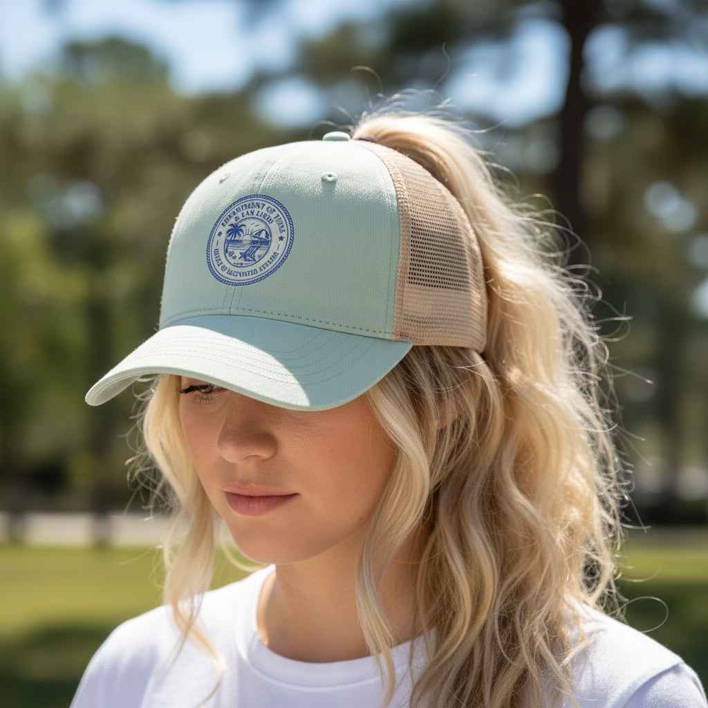 Department of Tides Ponytail Cap | Officially Approved for Wind & Opinions