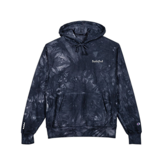 Tie-Dye Champion Hoodie - Cozy and Stylish Unisex Embroidered Sweater