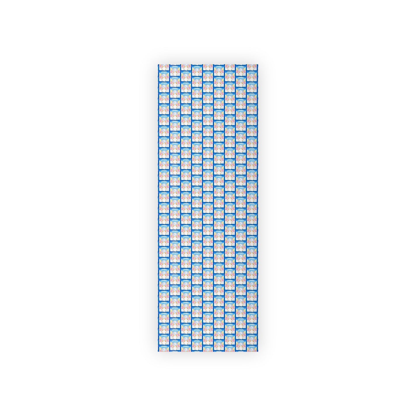 Little Boy Kitty Birthday Wrapping Paper Rolls - 1pc Gift Wrap