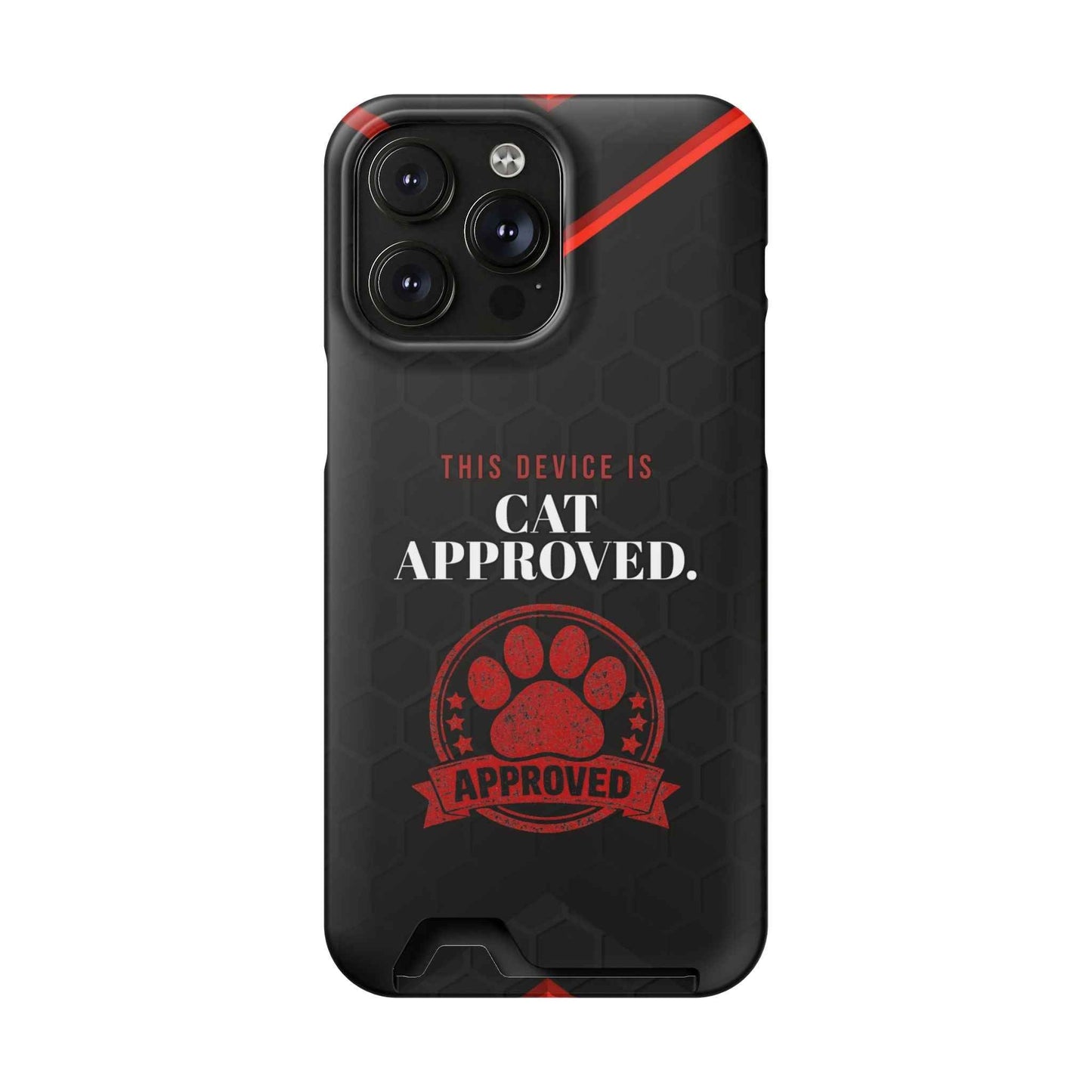 Cat Approved iPhone Case — Official Stamp Edition