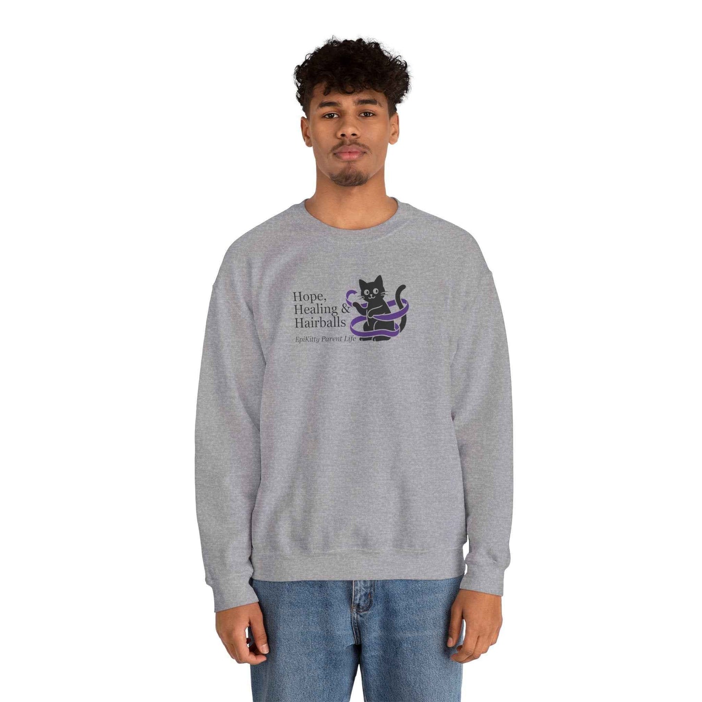 “Hope, Healing & Hairballs” Epikitty Parent Life Sweatshirt