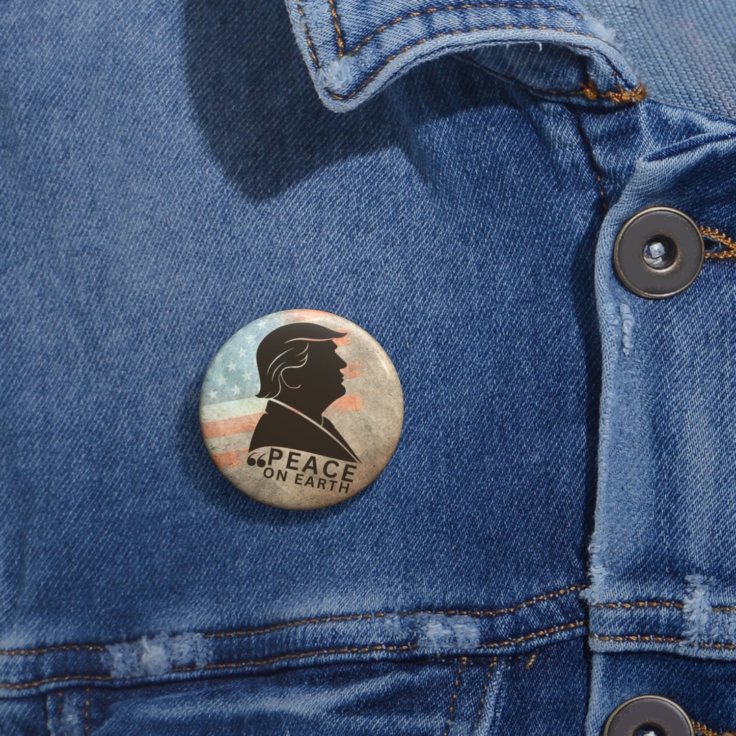 Peace on Earth Pinback Button
