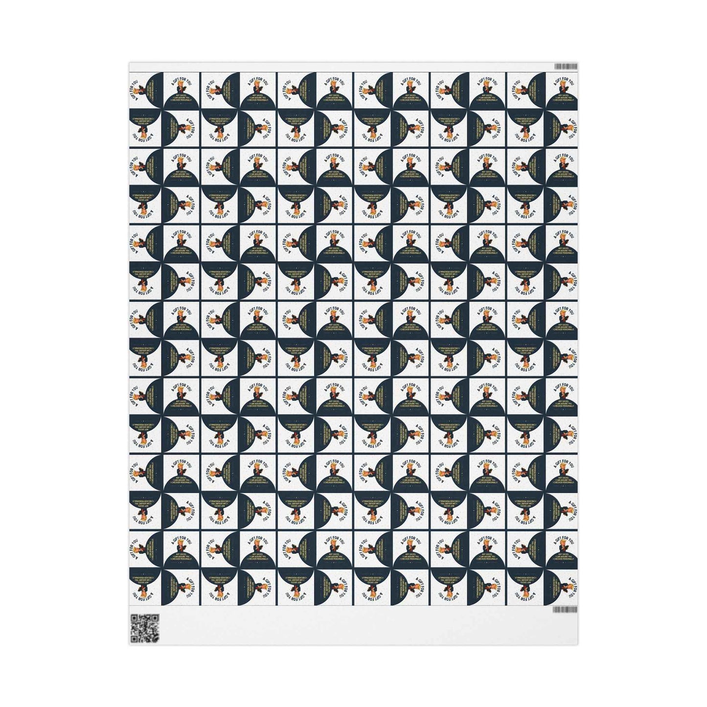 “Not Socks” Wrapping Paper — Political Parody Gift Wrap