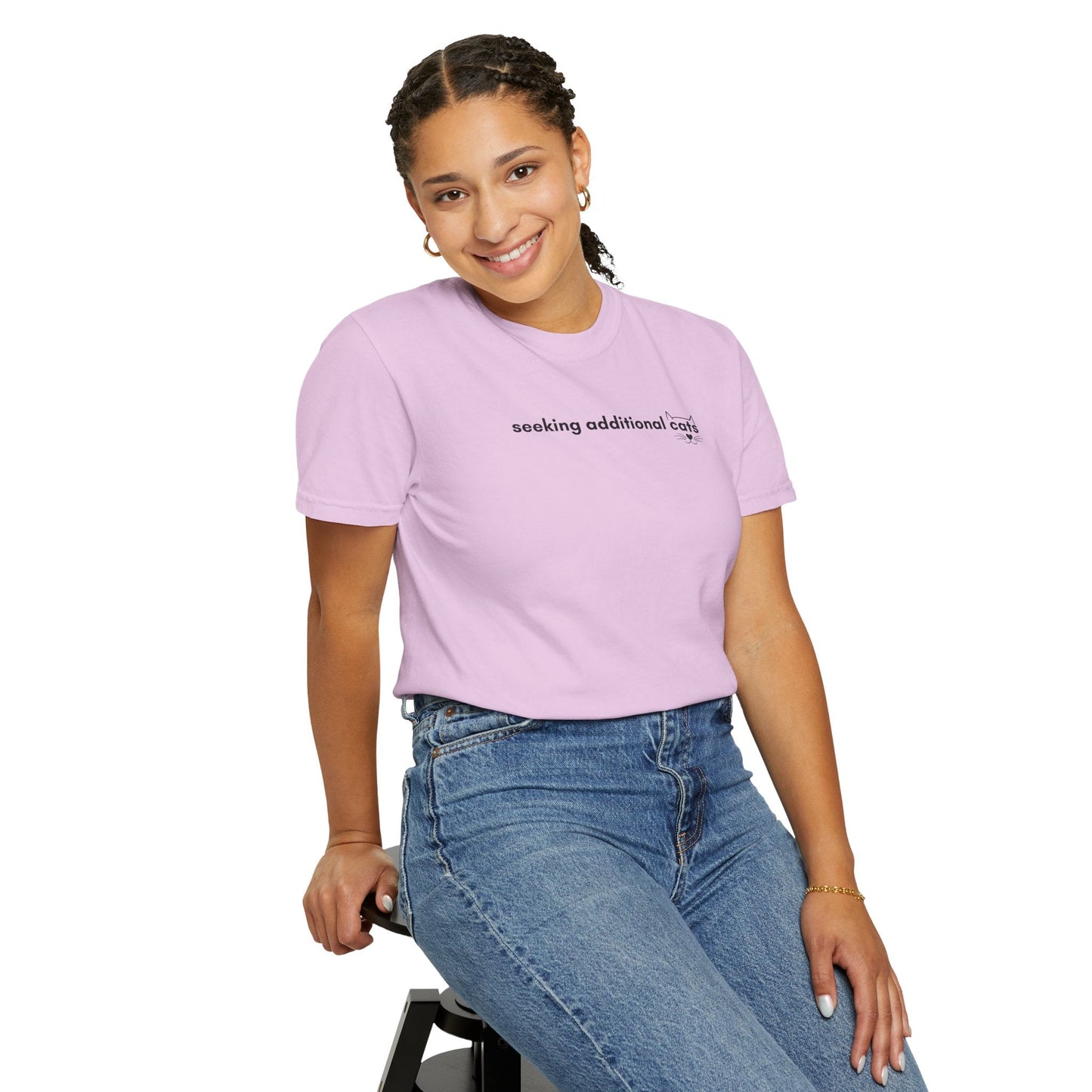 Seeking Additional Cats T-Shirt | Cat Lover Minimal Tee