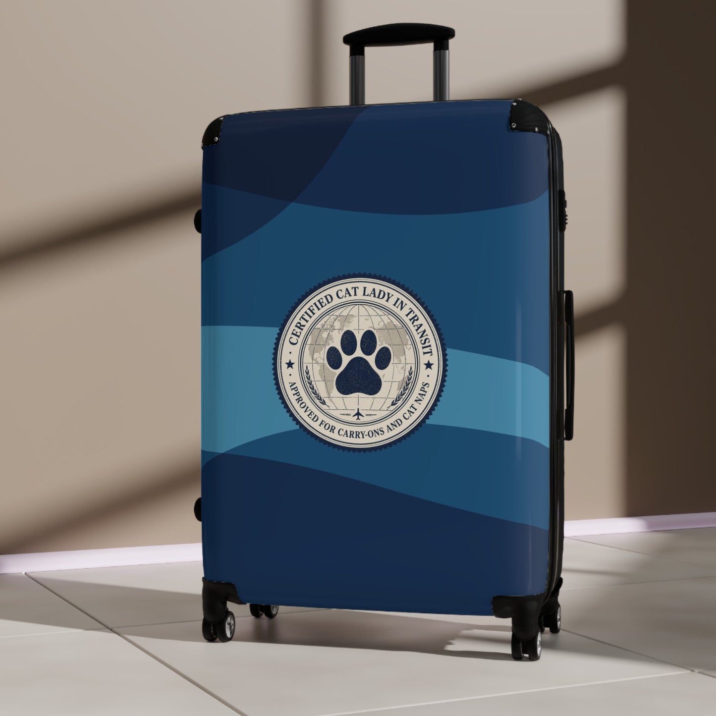 Certified Cat Lady in Transit – Hard-Shell Suitcase