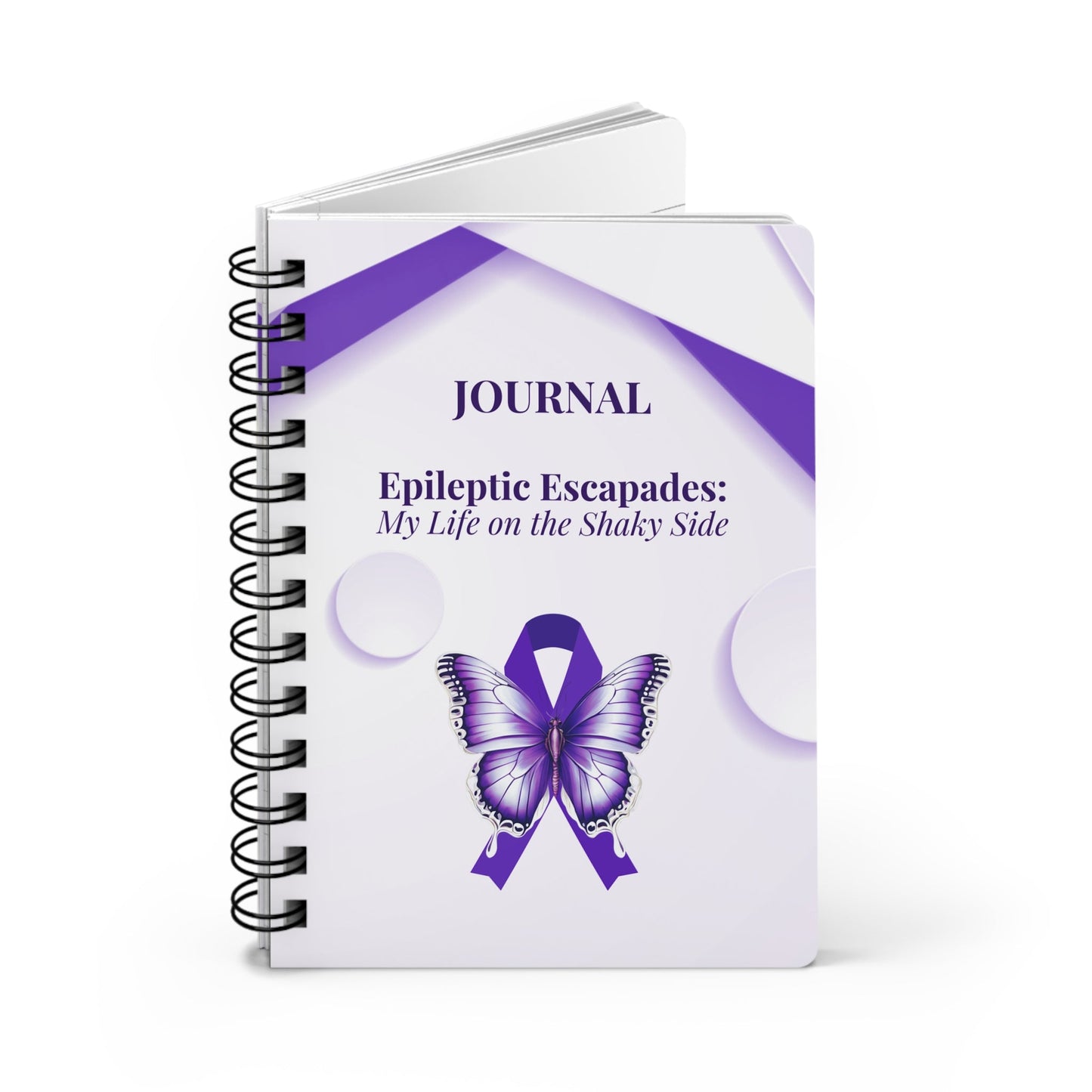 Epileptic Journey Spiral Bound Journal