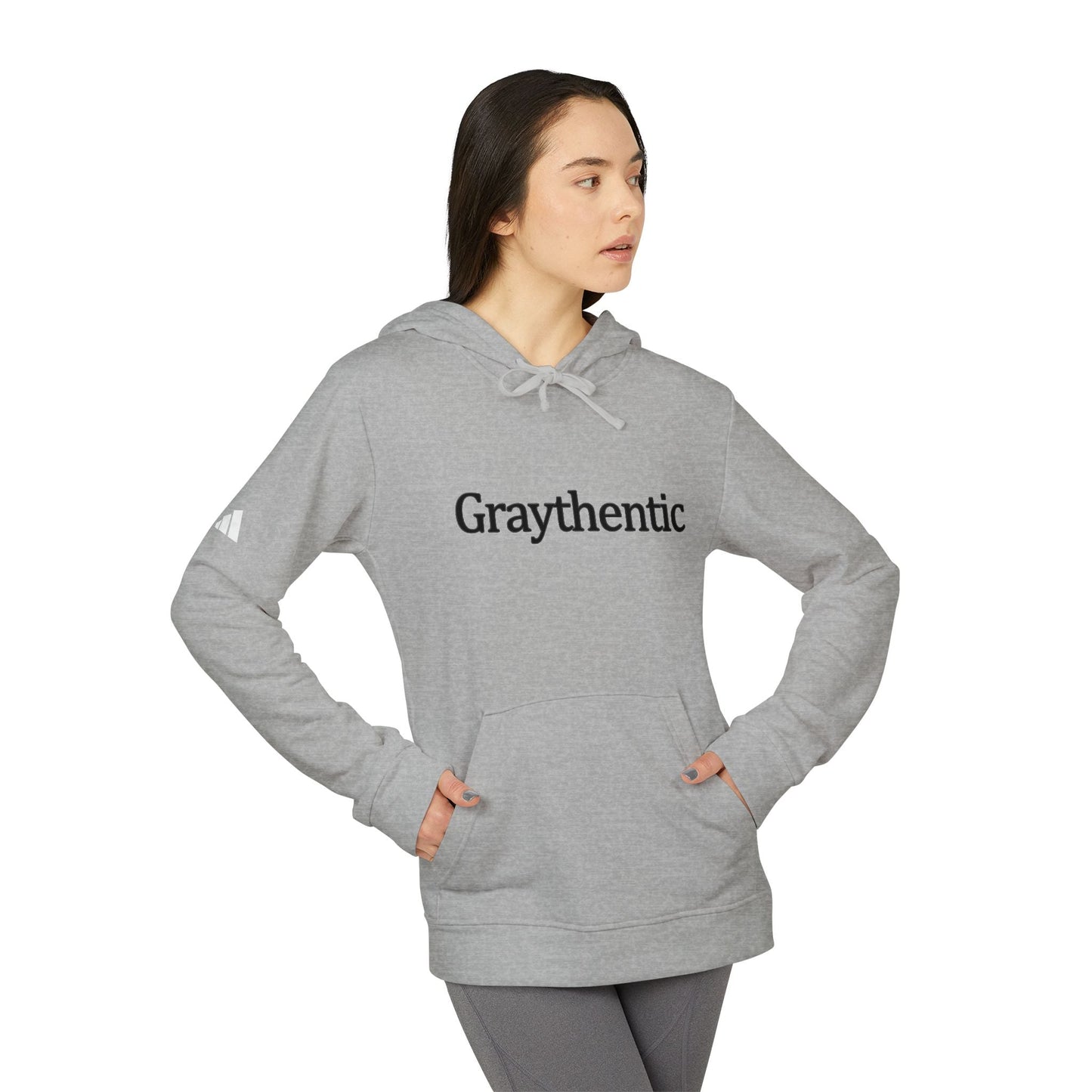 adidas Unisex Fleece Hoodie "Graythentic"