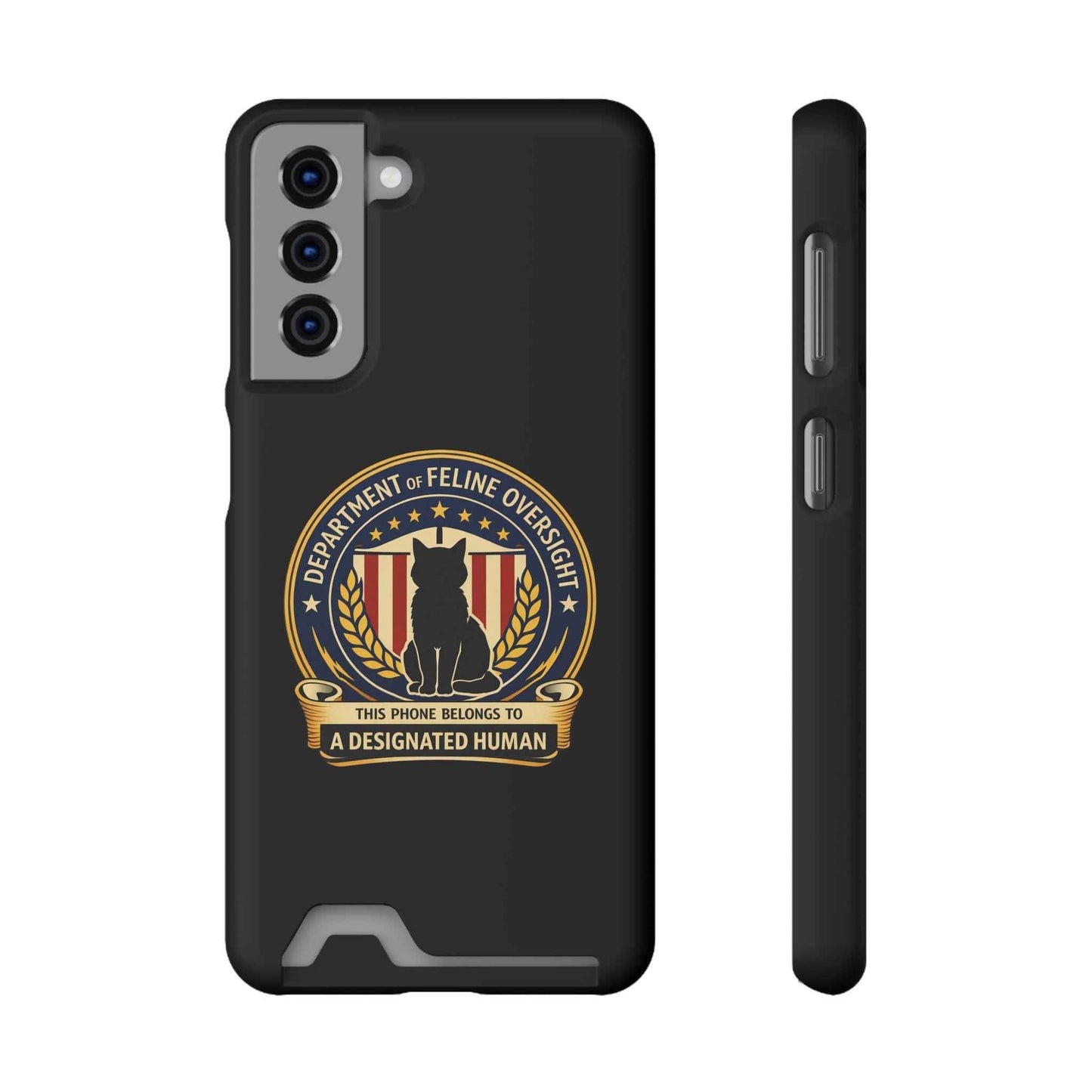 Department of Feline Oversight Samsung Case — Designated Human Edition