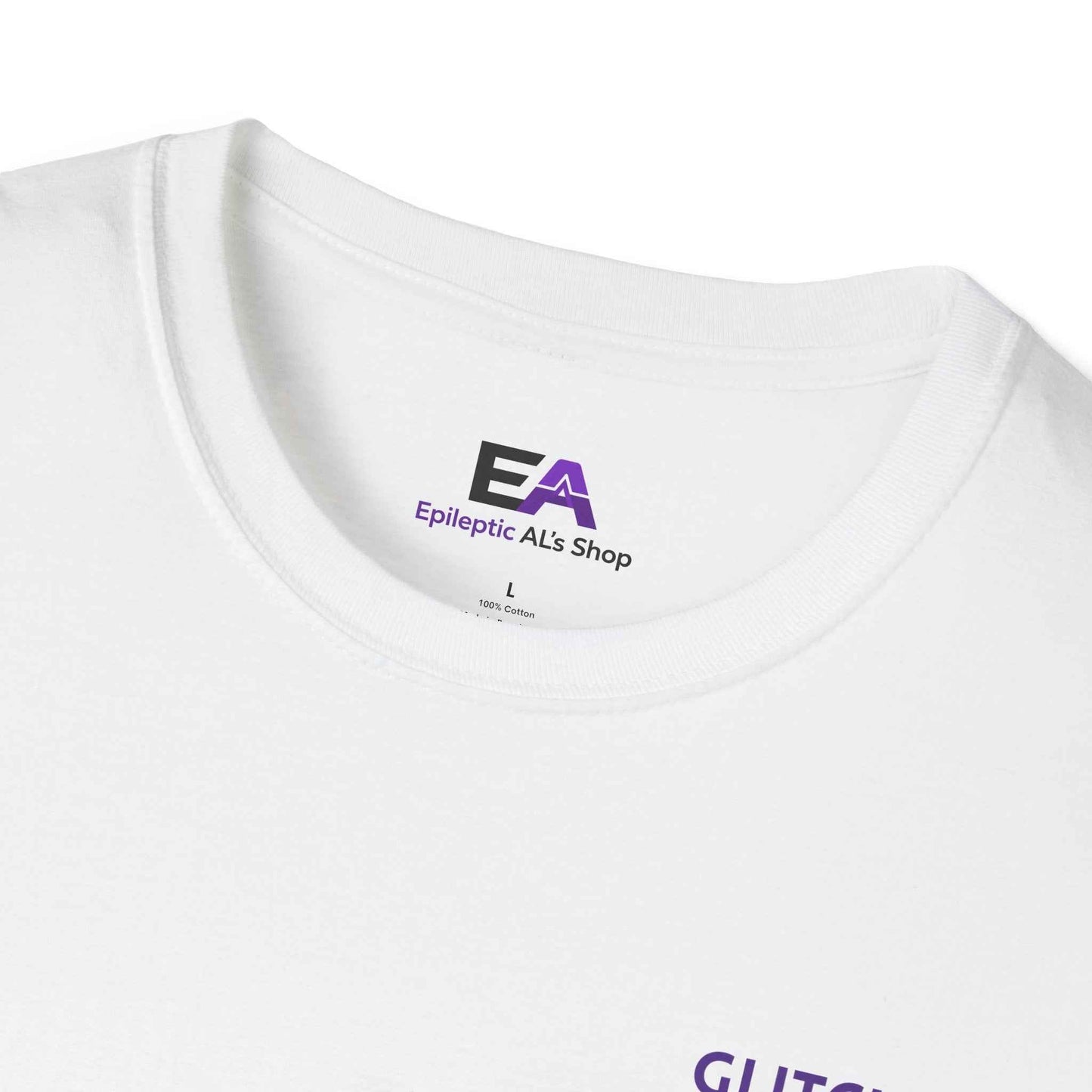 Glitch Happens Tee – Minimalist Seizure First Aid Shirt
