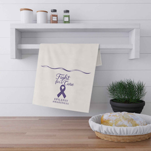 Fight for a Cure Tea Towel | Epilepsy Awareness Kitchen Towel