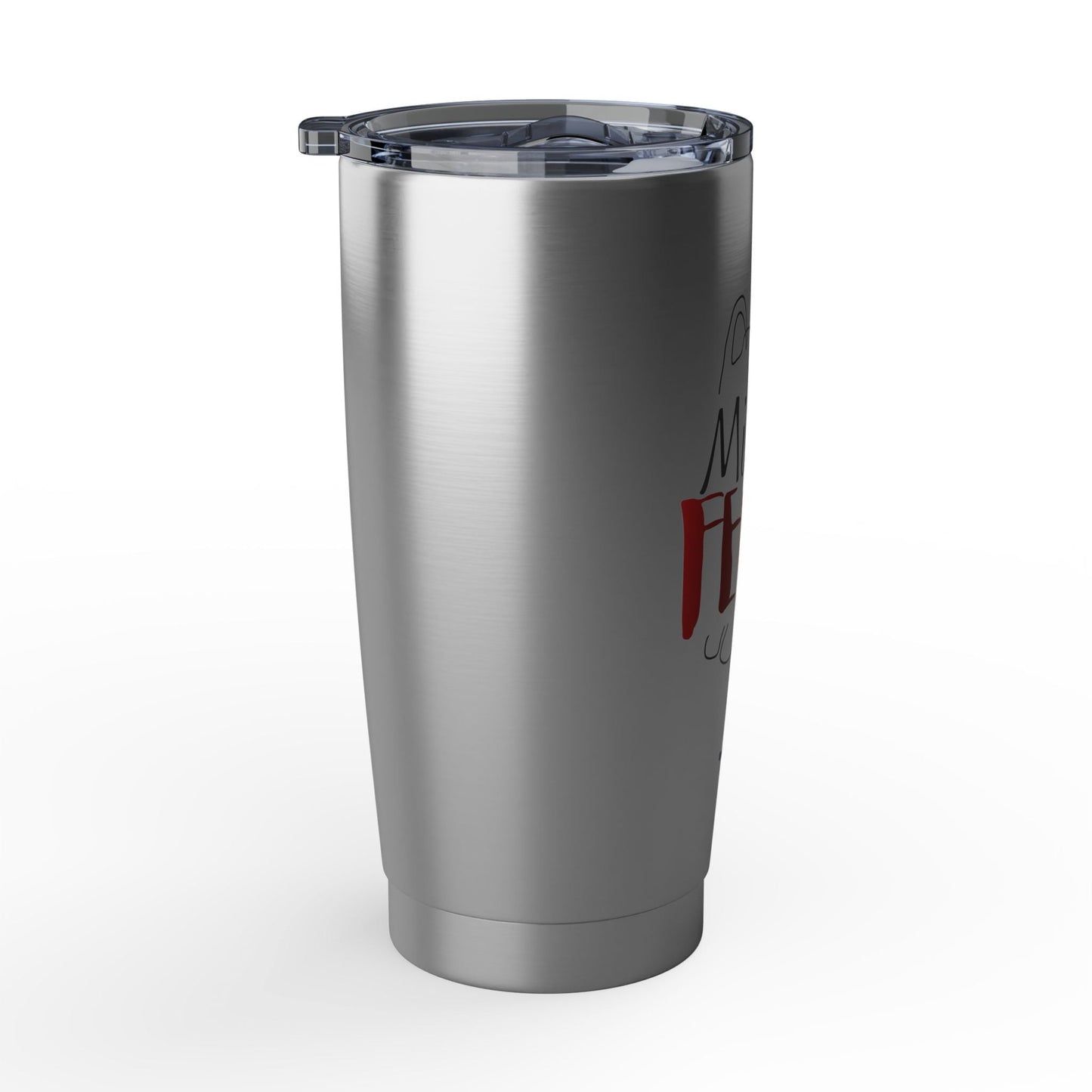 Mildly Feral 20oz Tumbler — Functioning, With Notes